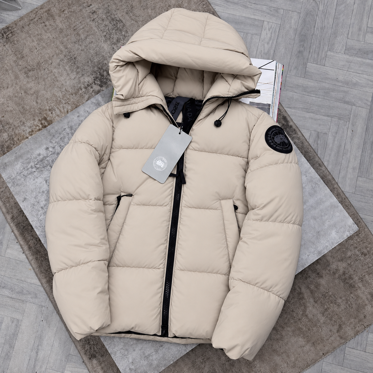 CG CROFTON PUFFER COAT - BLACK