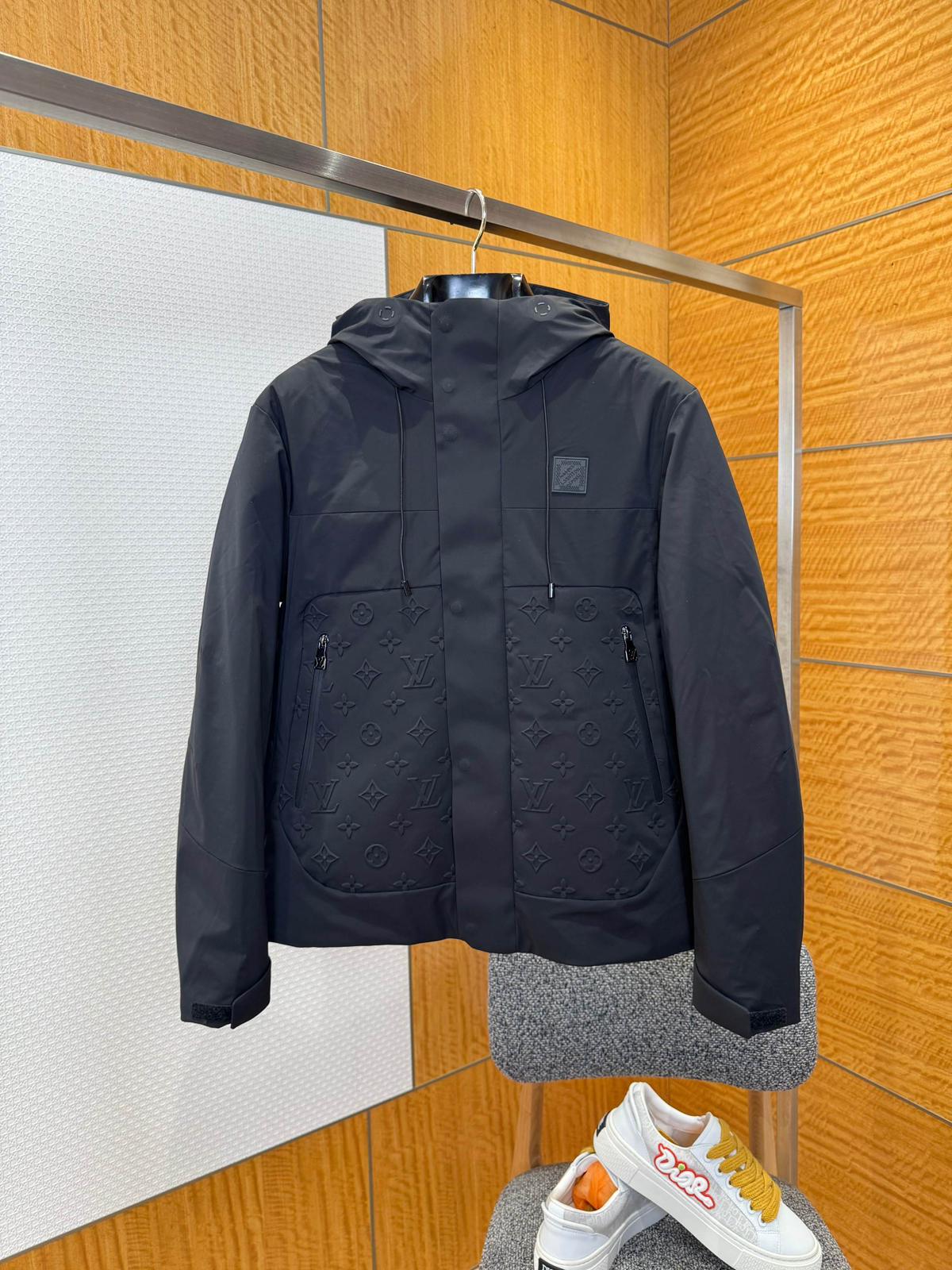 (PRE-ORDER) LVE - MONOGRAM COAT - BLACK
