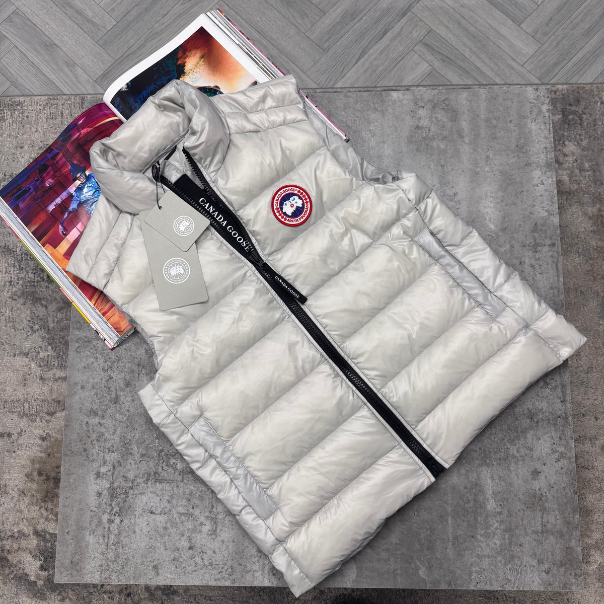 CG CROFTON GILET - LIGHT GREY (PRE-ORDER)