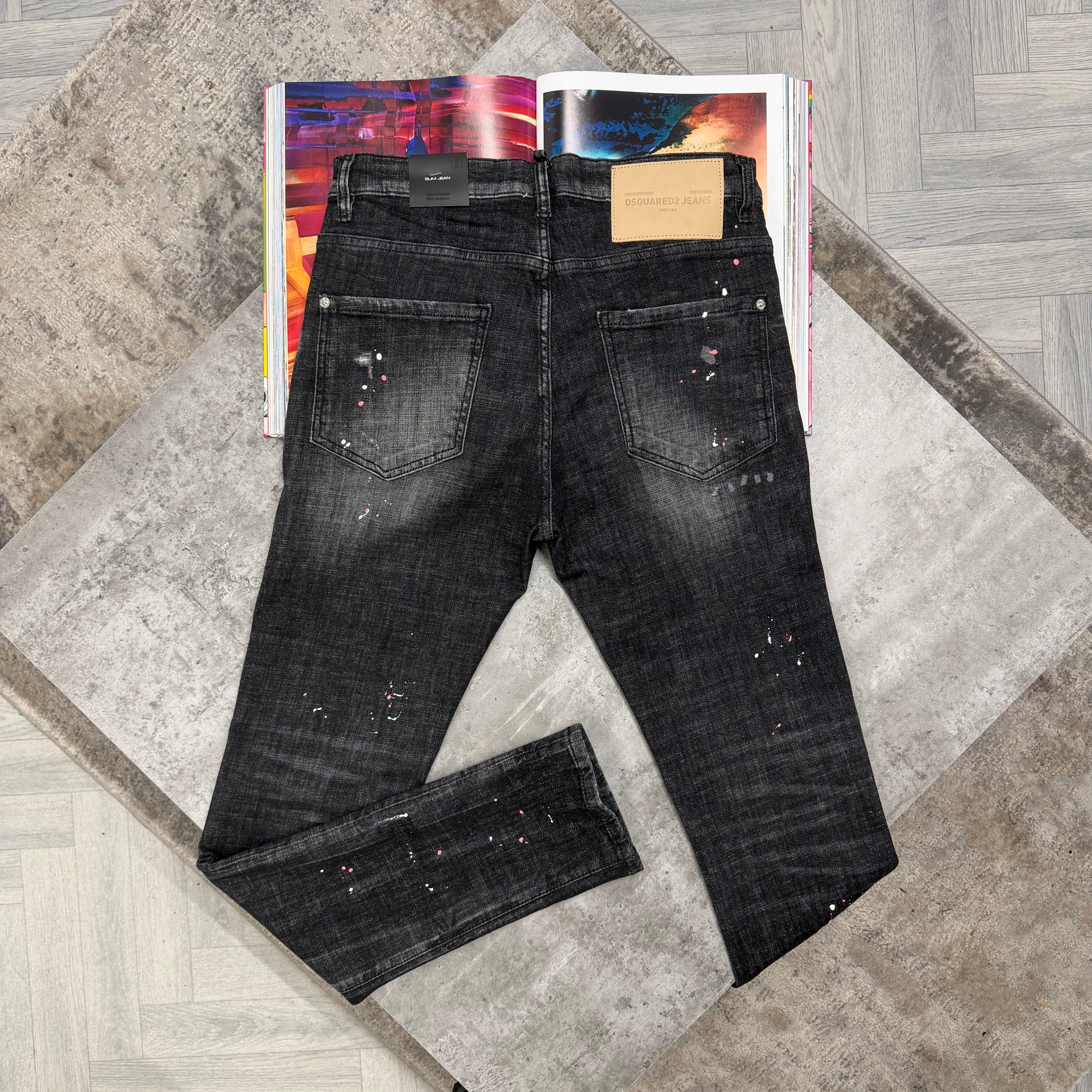 DSQ JEANS - BLACK