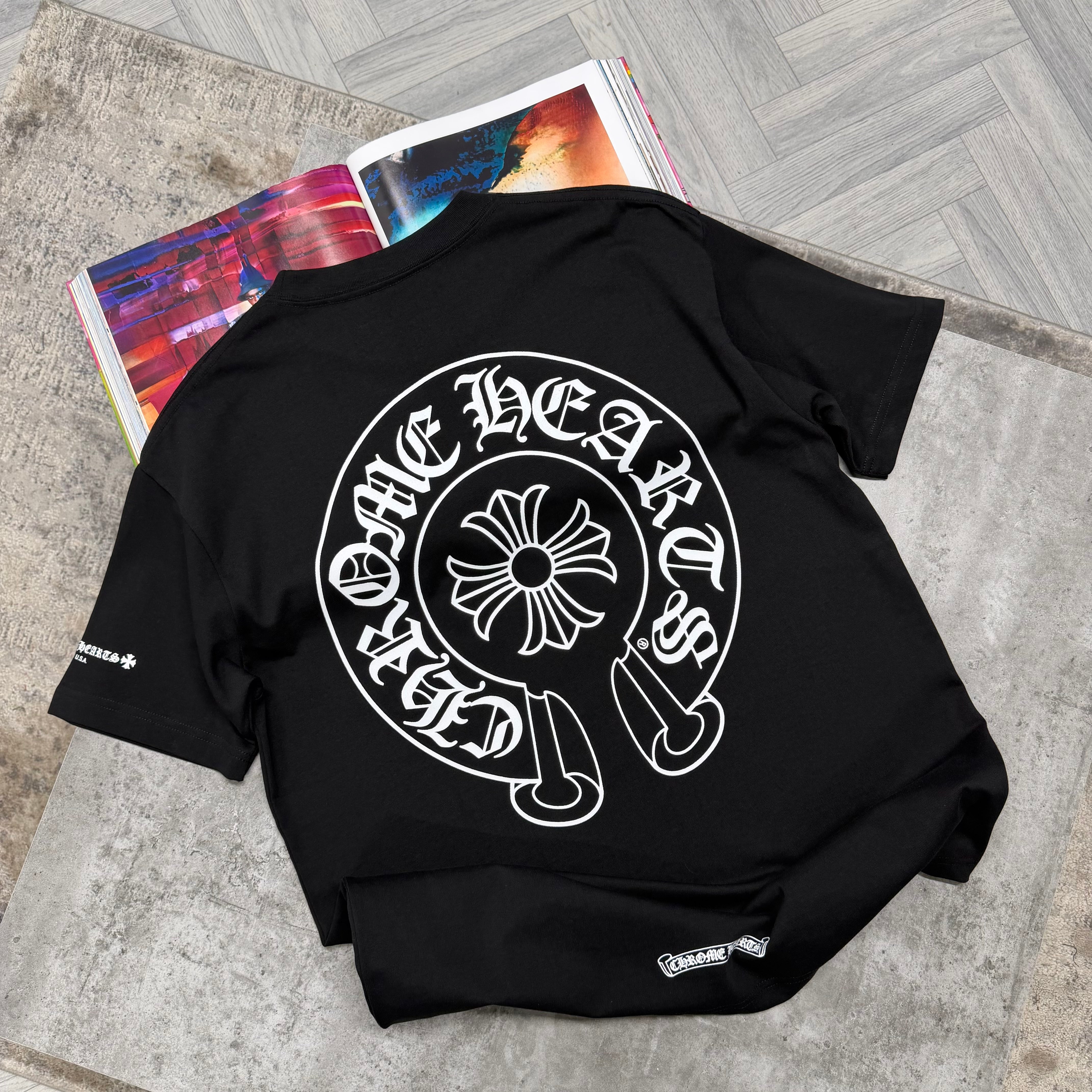 CH POCKET T SHIRT - BLACK