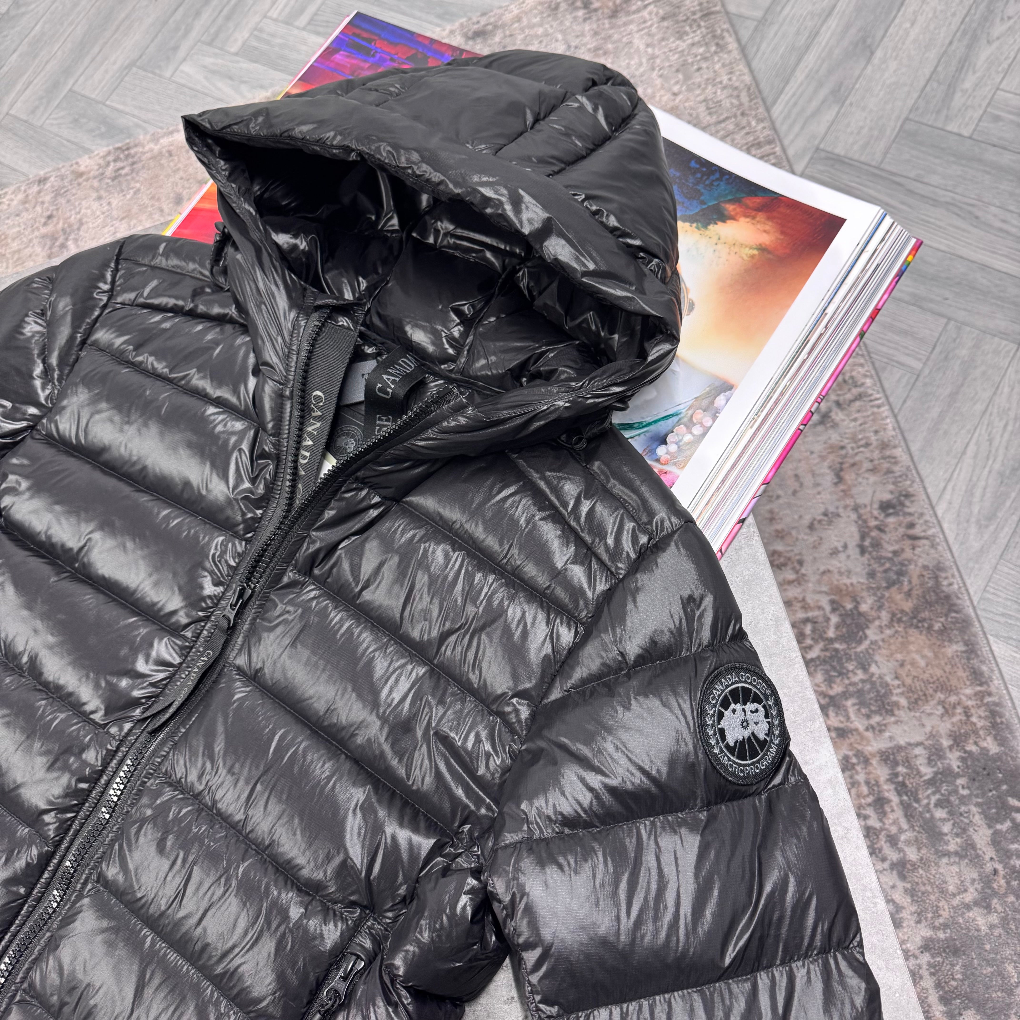 CG CROFTON BLACK BADGE COAT - BLACK