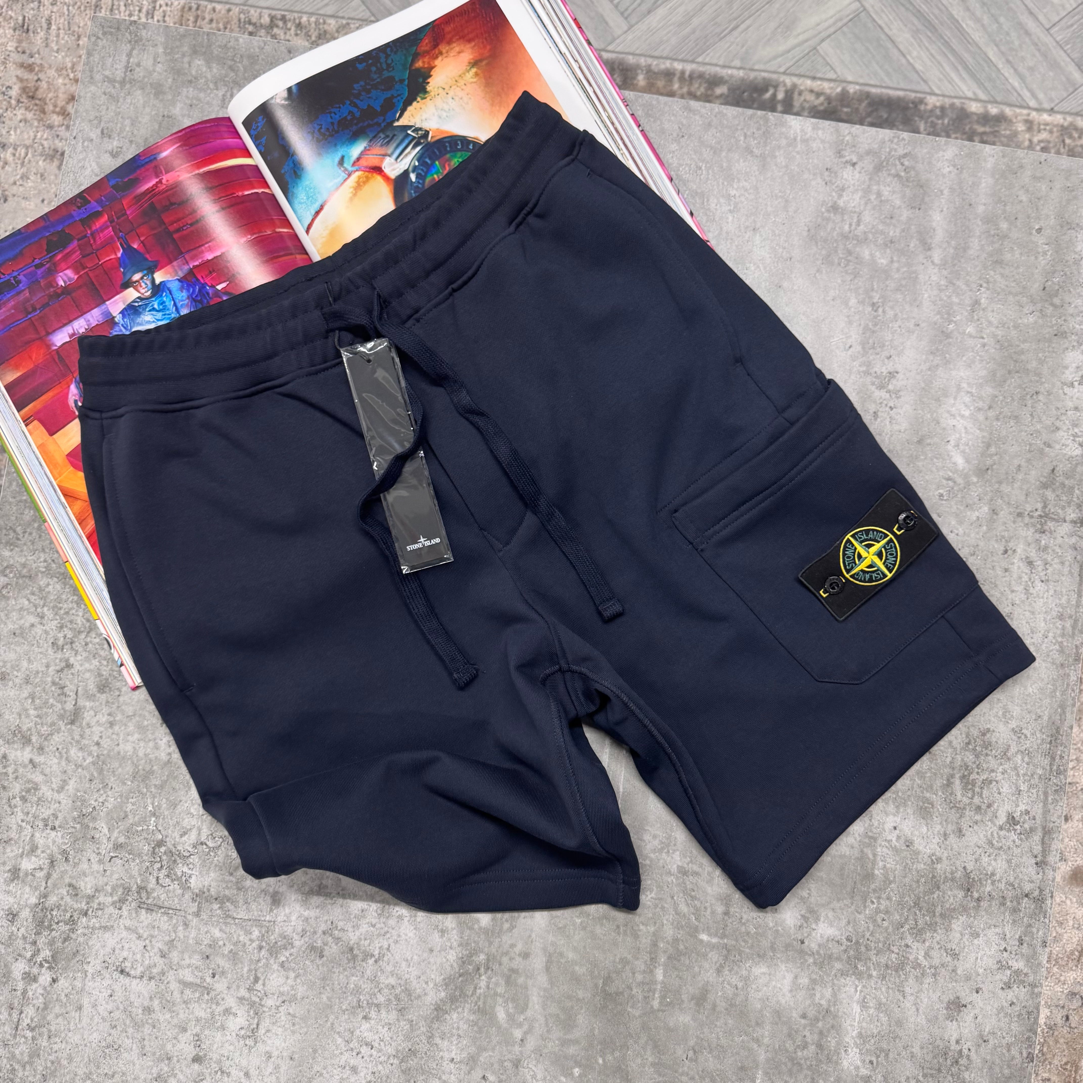 SI COTTON CARGO SHORTS - NAVY