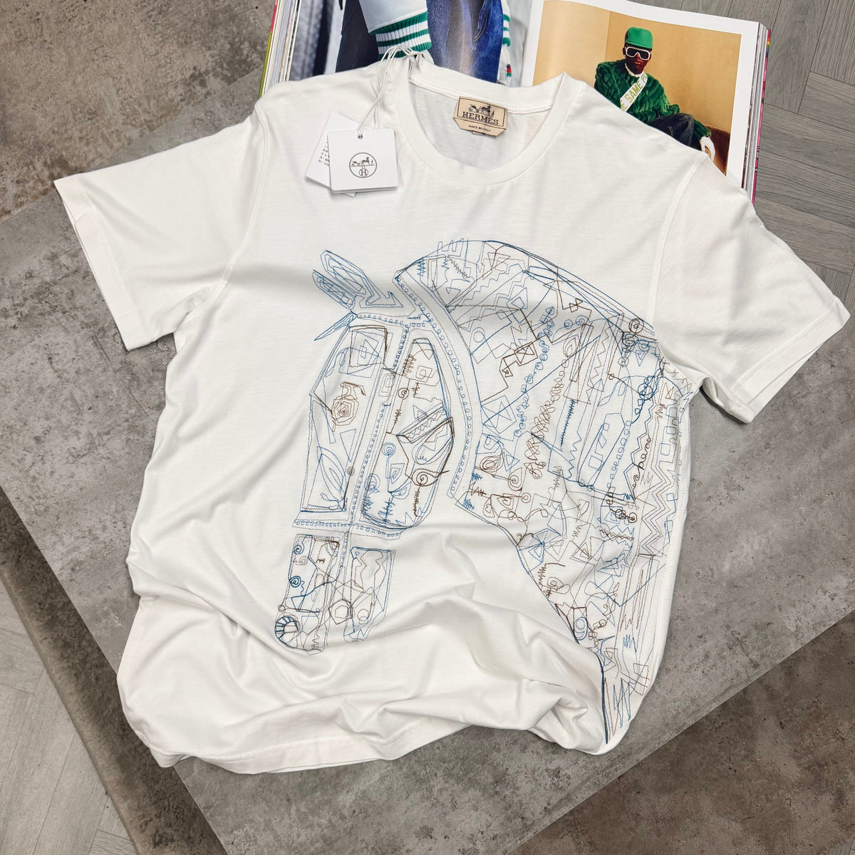 H T SHIRT - WHITE