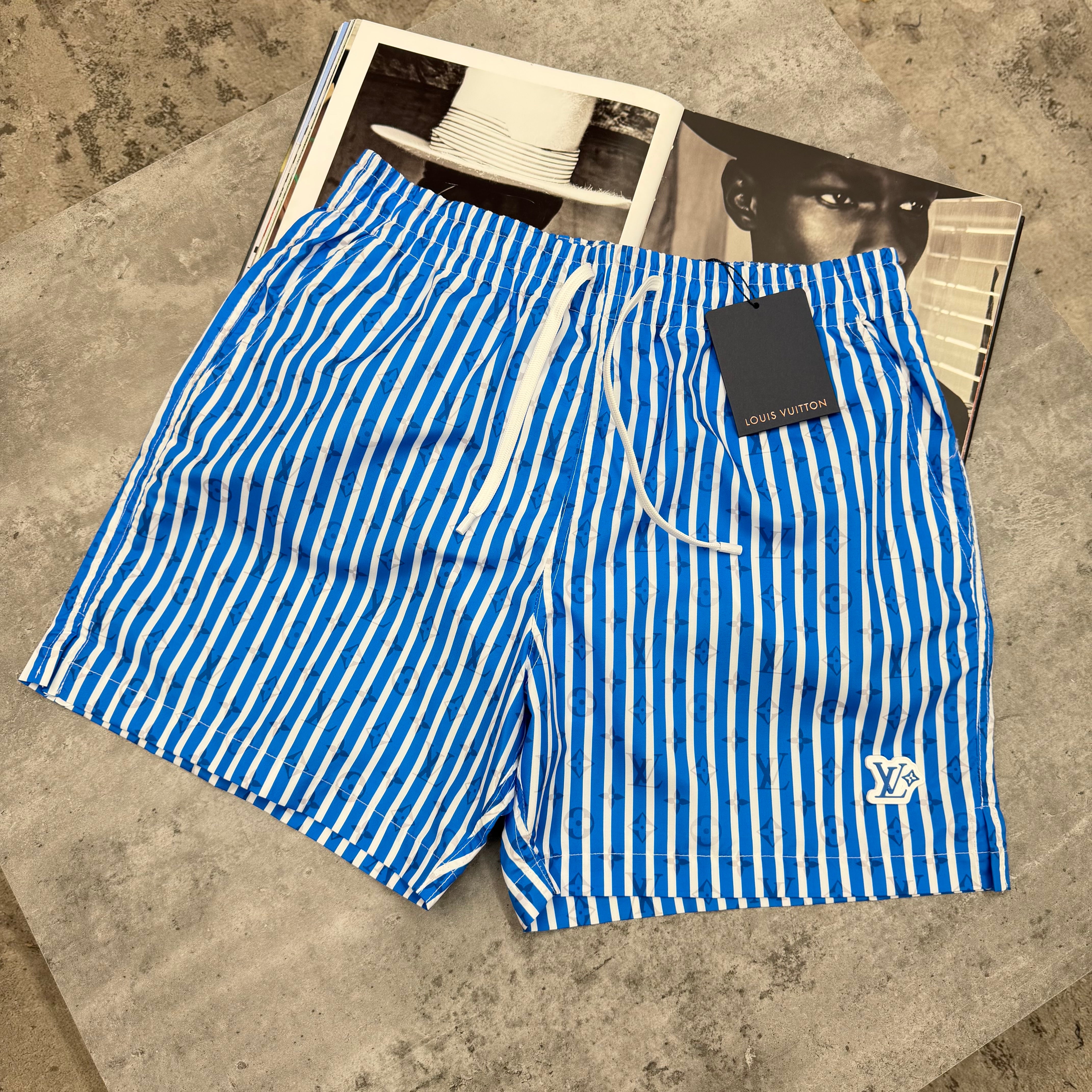 LVE - STRIPE SWIMS - BLUE