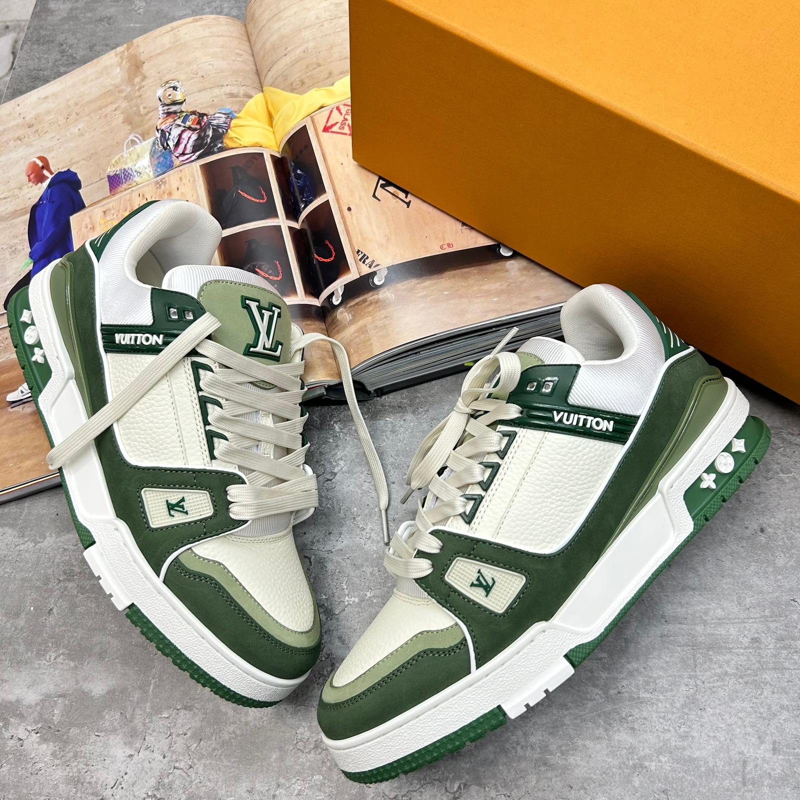 (PRE-ORDER) LVE - TRAINERS - GREEN/WHITE