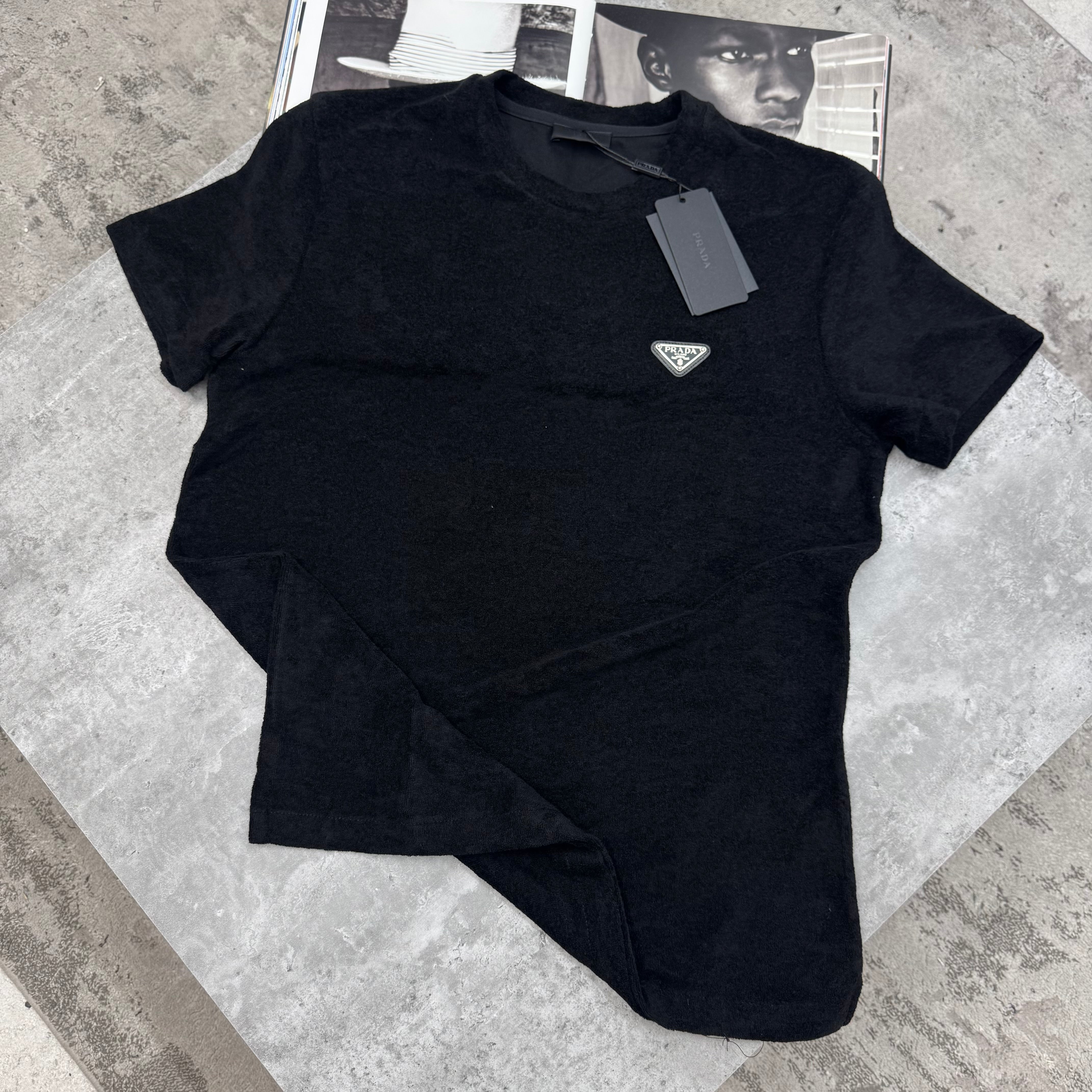 PDA - TOWEL T-SHIRT - BLACK