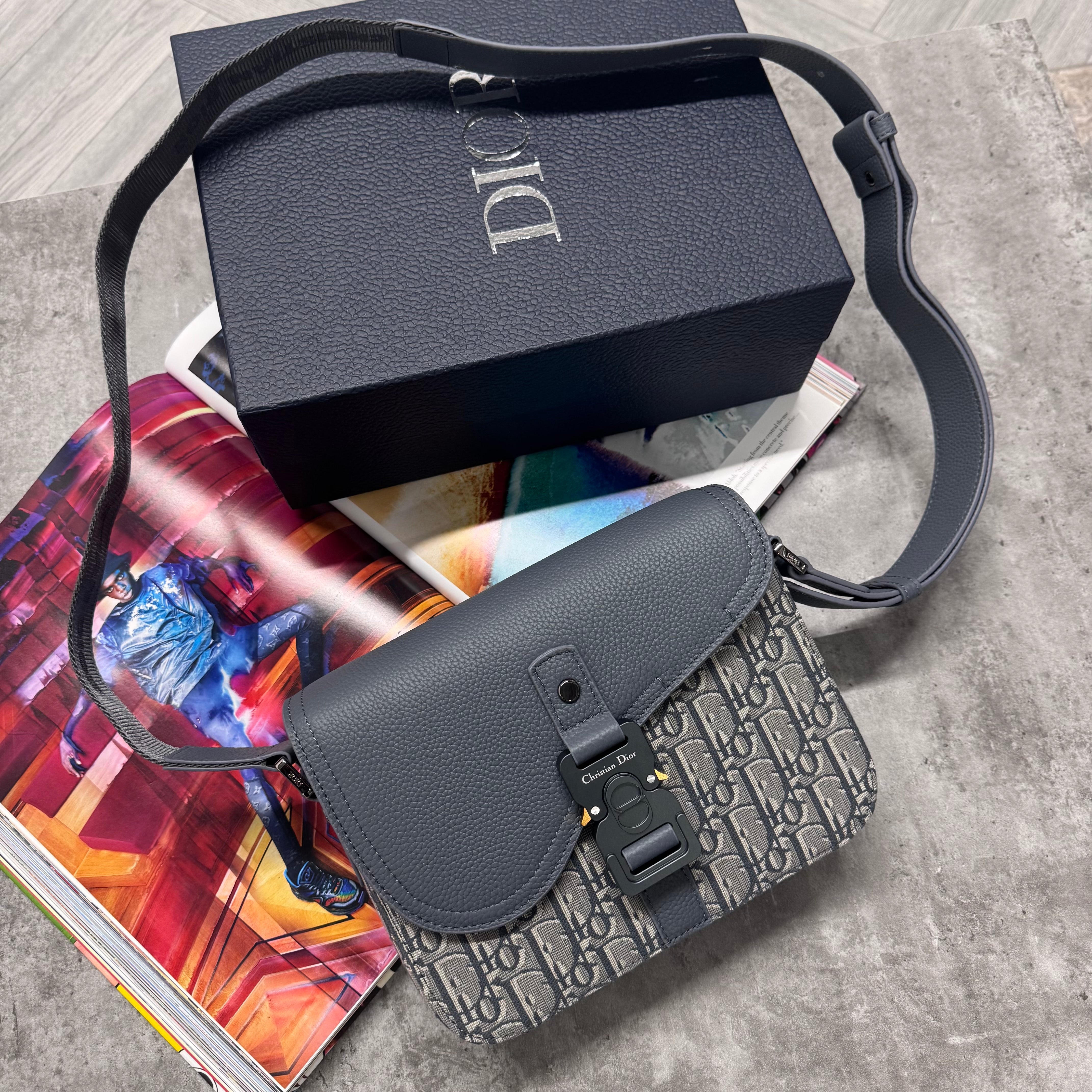 CD SADDLE BAG - GREY