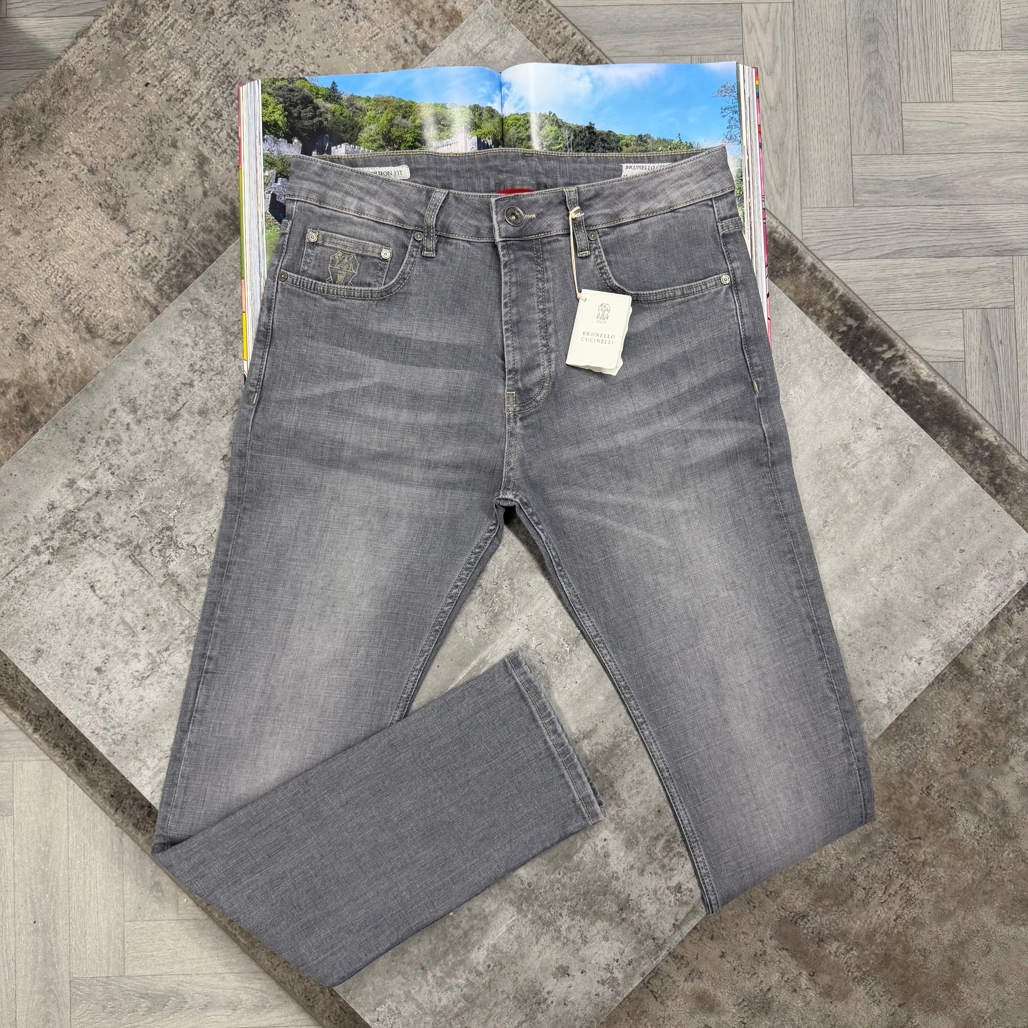 BURNELLO JEANS - GREY