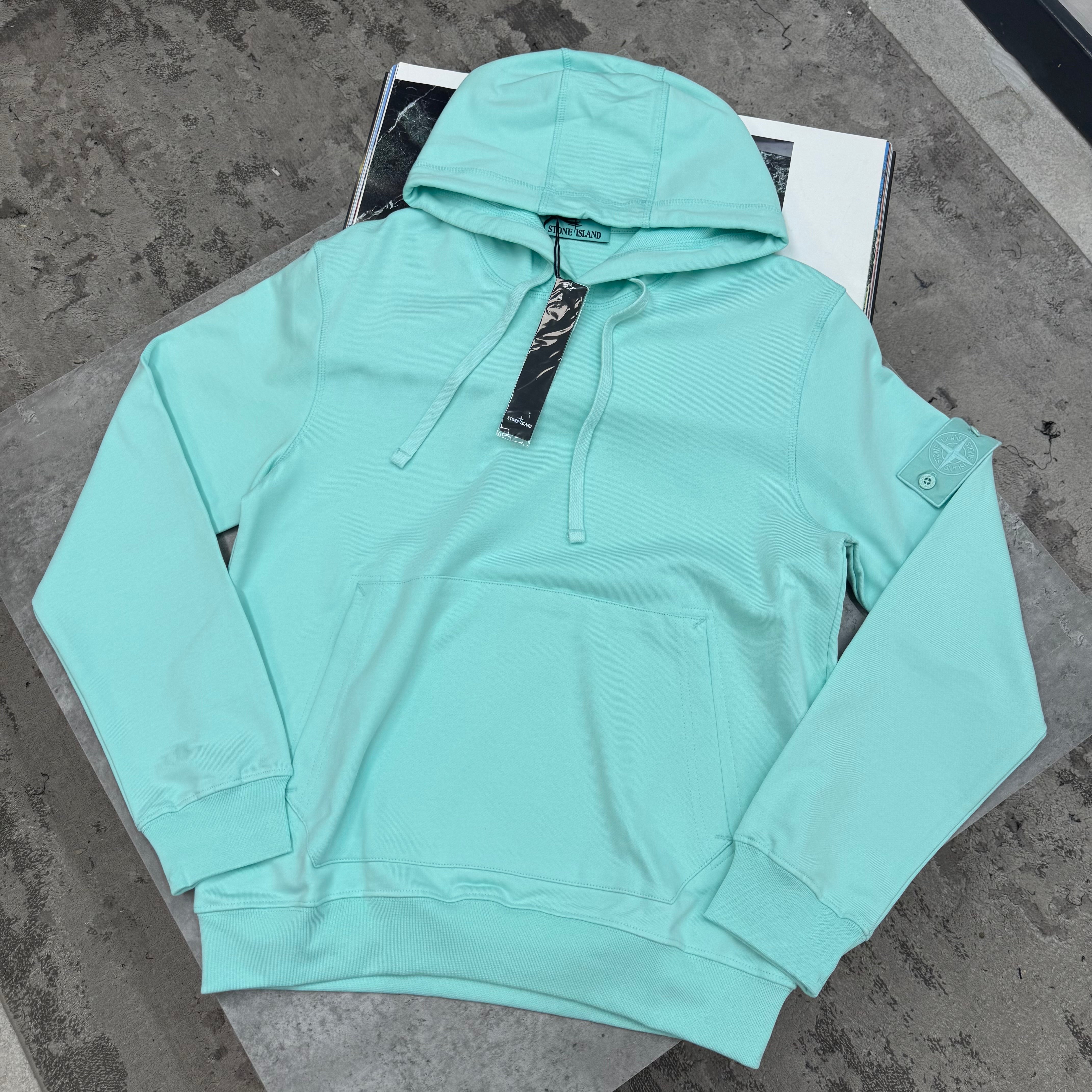SI - GHOST BADGE HOODIE - MINT