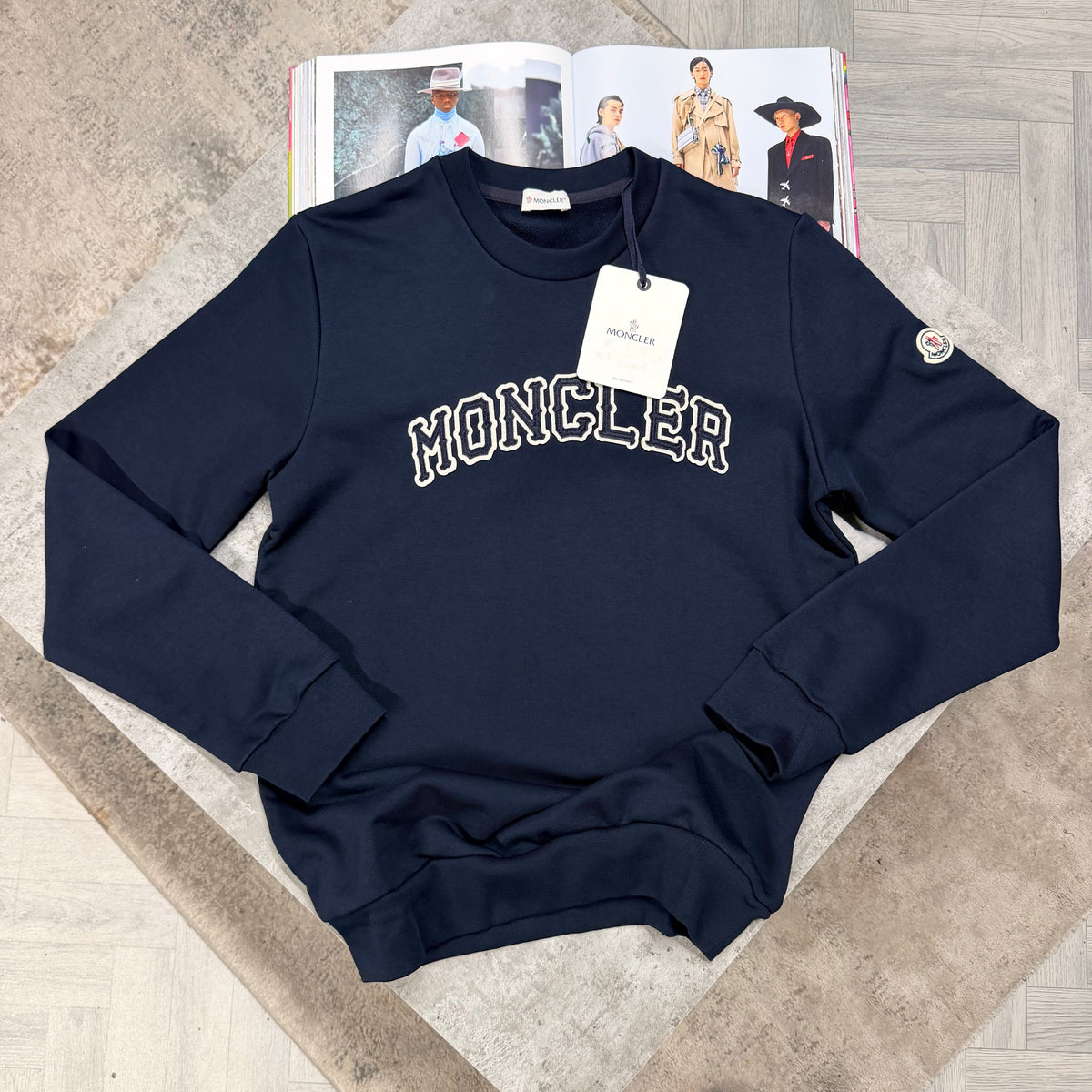 MNCLR LOGO JUMPER - NAVY