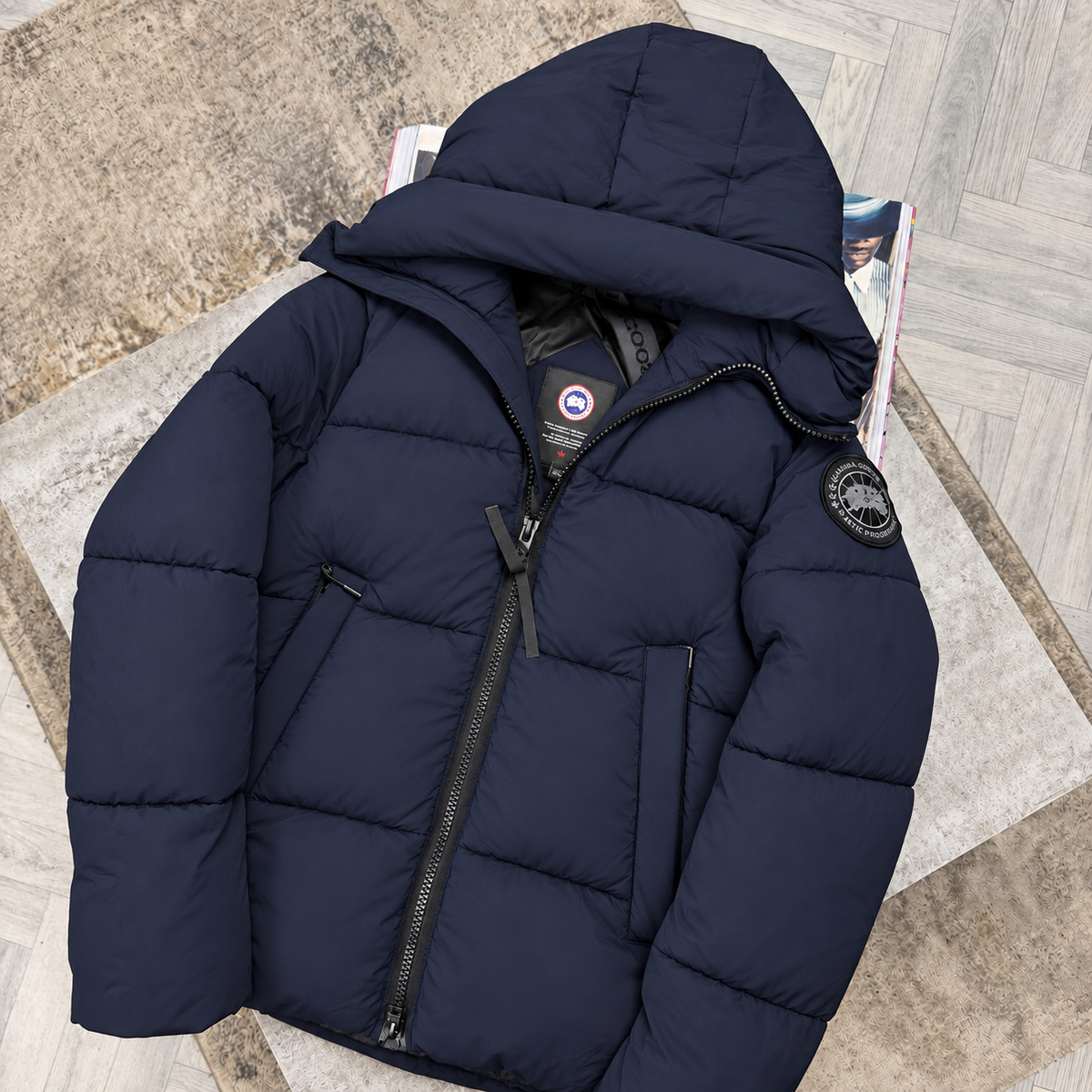 CG CROFTON PUFFER COAT - NAVY
