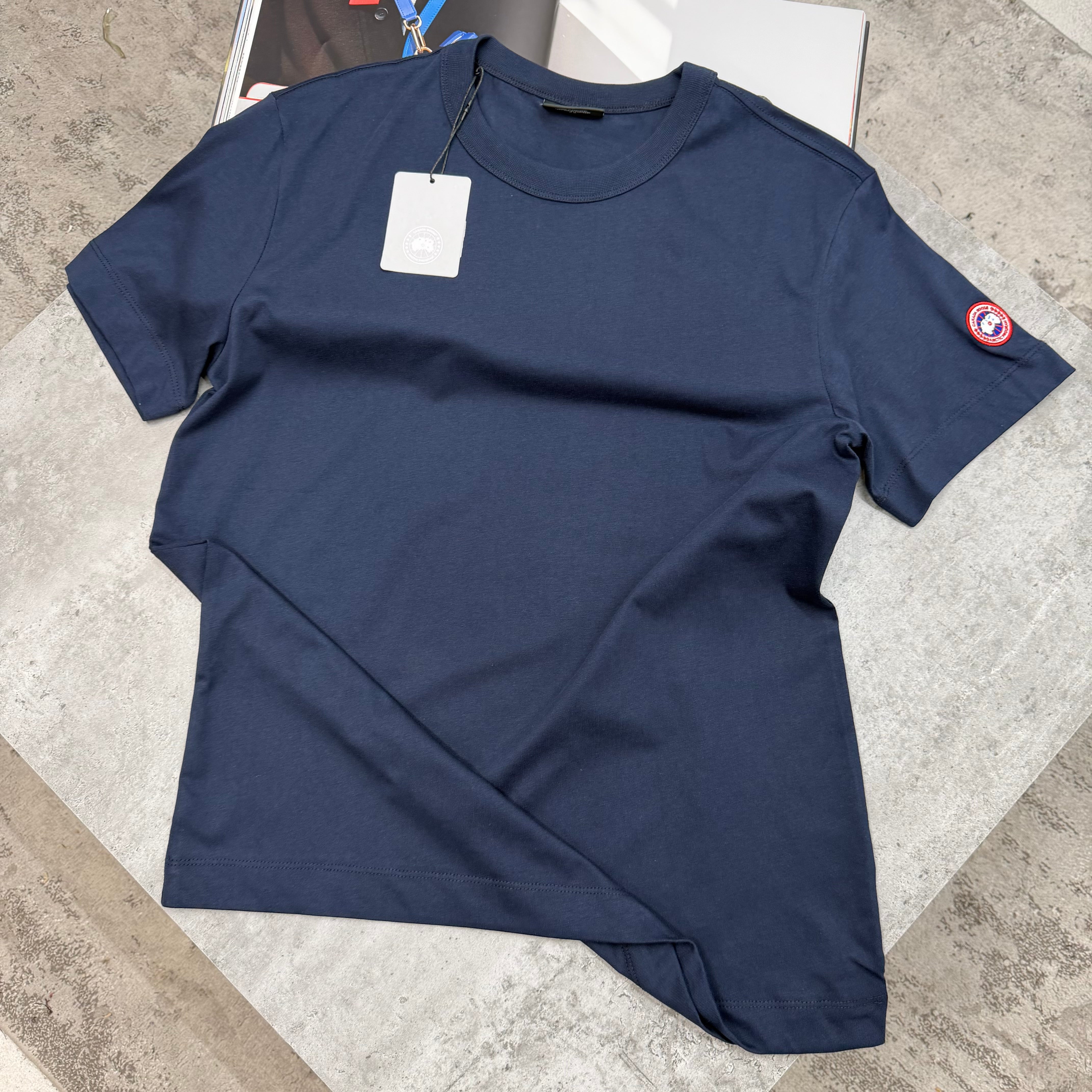 CG - ARM LOGO T-SHIRT - NAVY