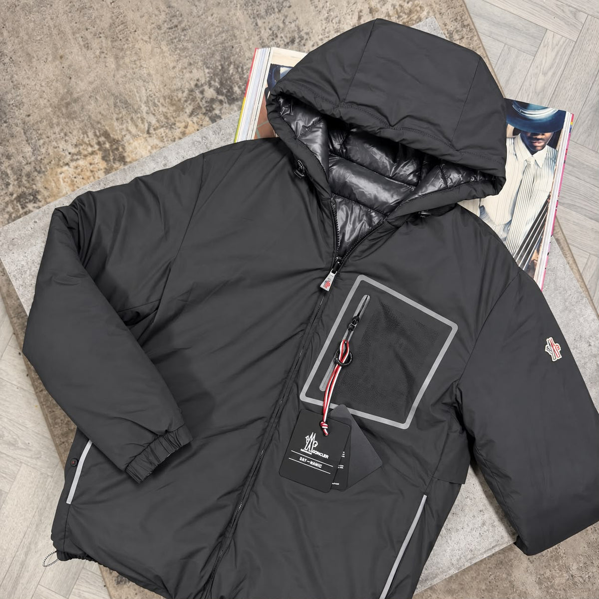 MNCLR BERGUN REVERSIBLE COAT - CHARCOAL