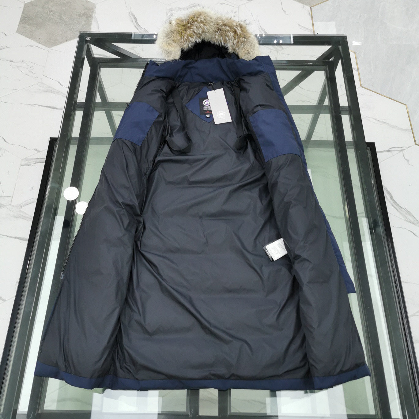 (PRE-ORDER) CG - WOMENS LONG COAT - NAVY