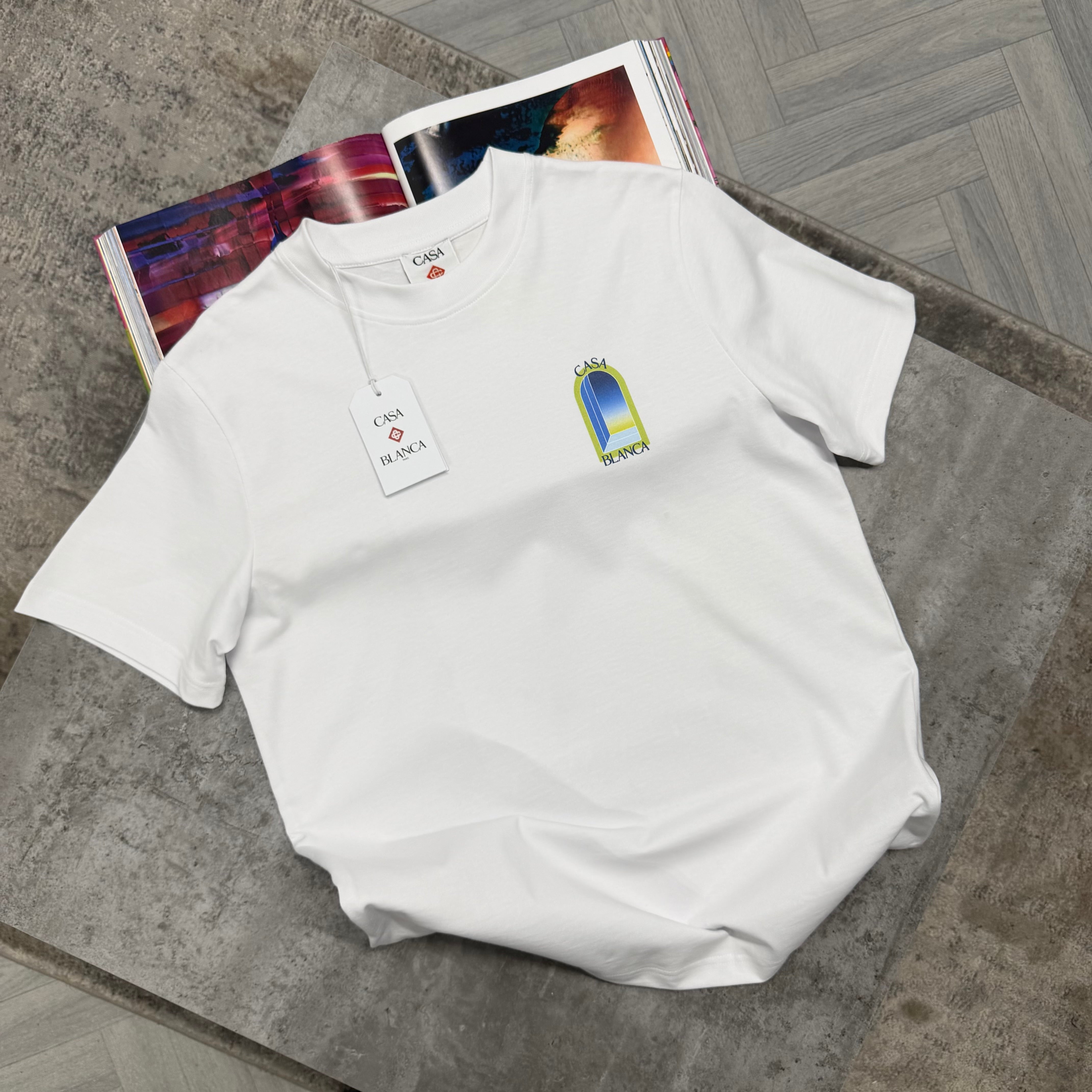 CB ARCH LOGO T SHIRT - WHITE