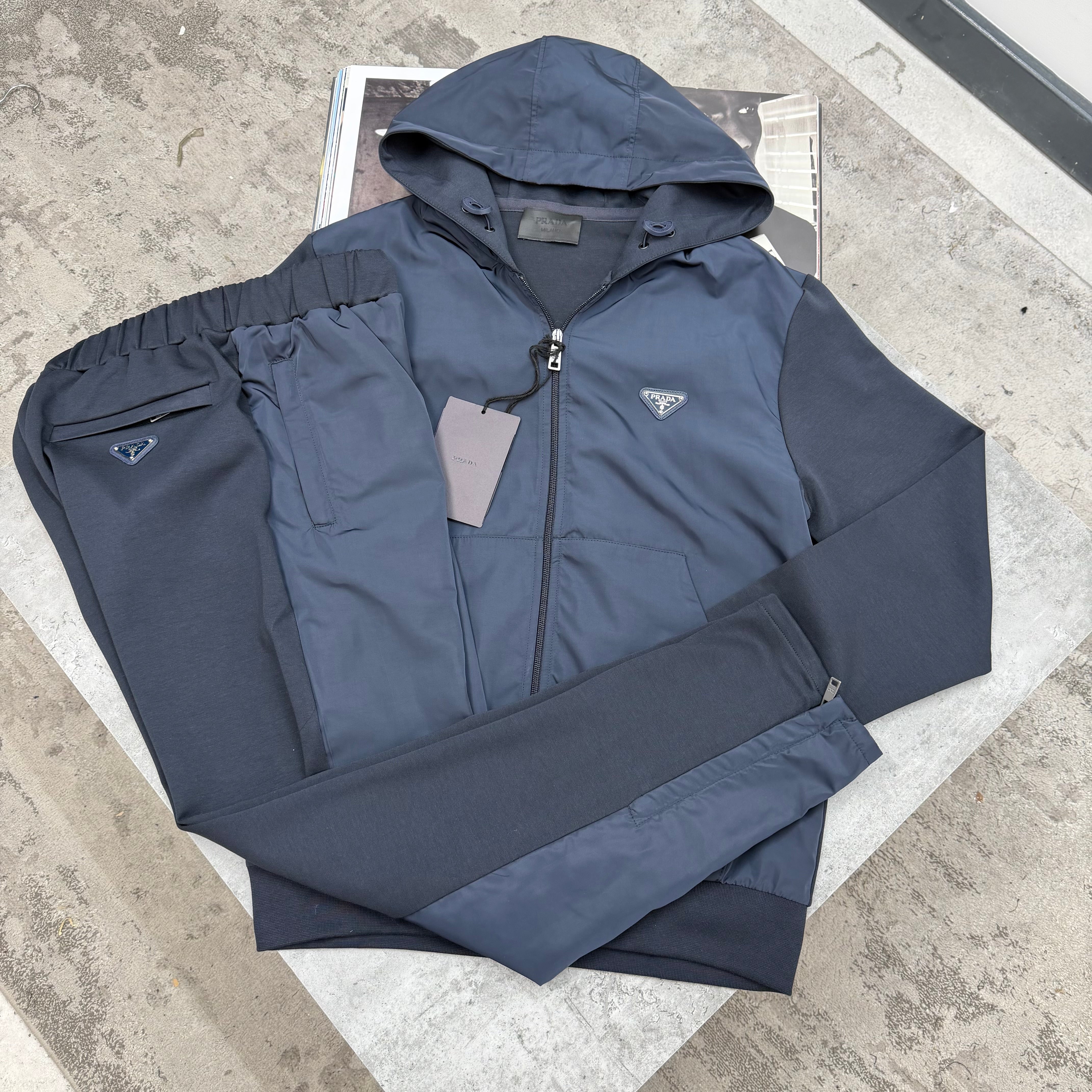 PDA - DOUBLE FABRIC TRACKSUIT - NAVY