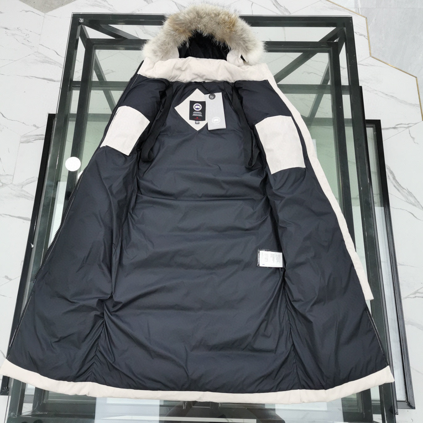 (PRE-ORDER) CG - WOMENS LONG COAT - OFF WHITE