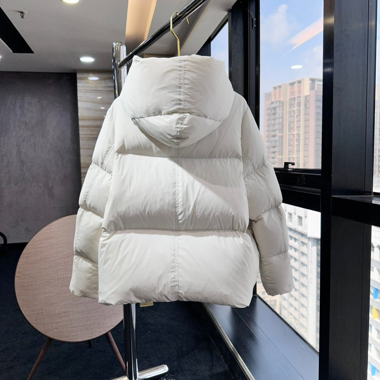 (PRE-ORDER) CG - WOMENS BLACK BADGE COAT - WHITE