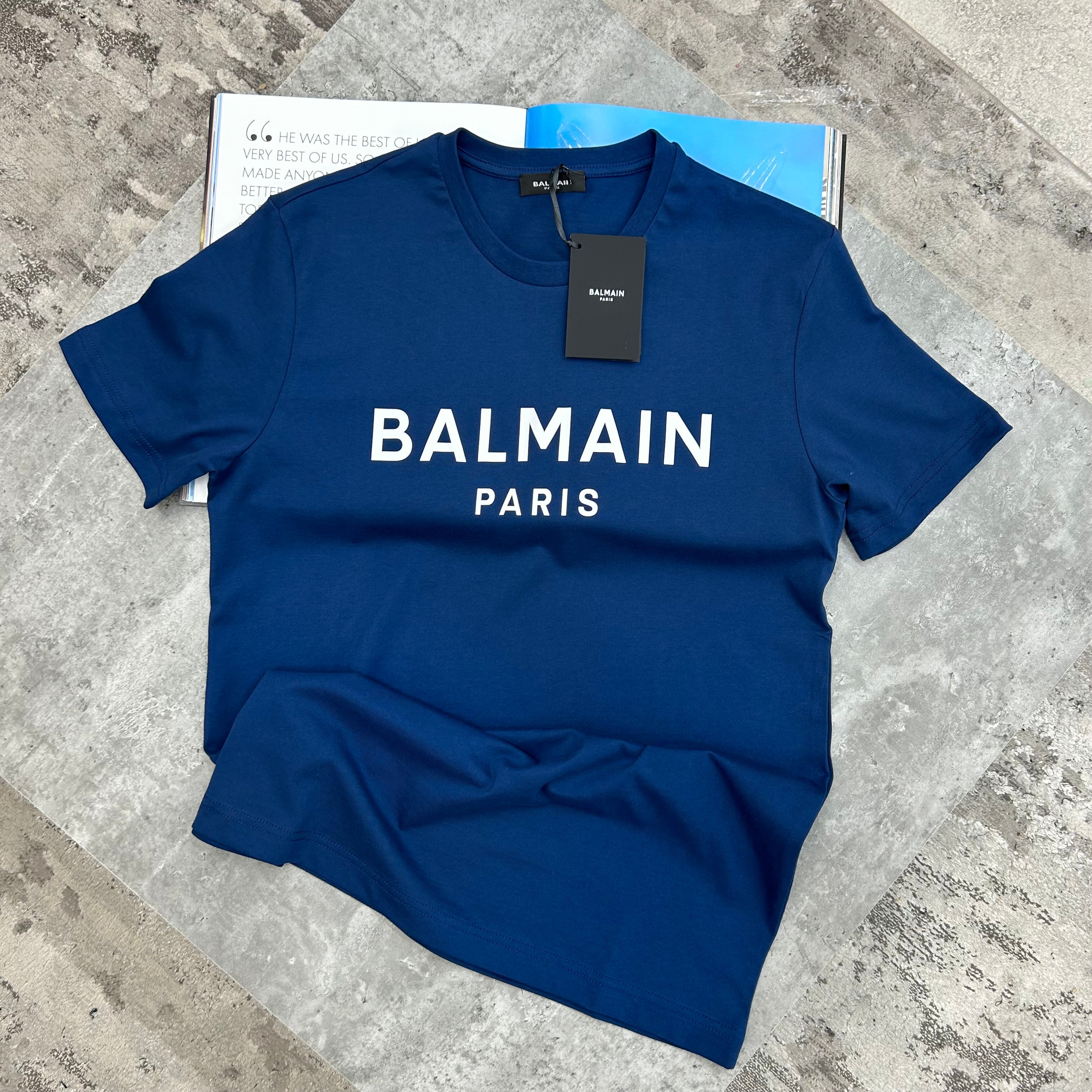 BLM - PRINT LOGO T-SHIRT - NAVY