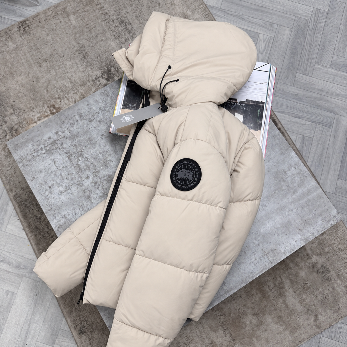 CG CROFTON PUFFER COAT - BLACK