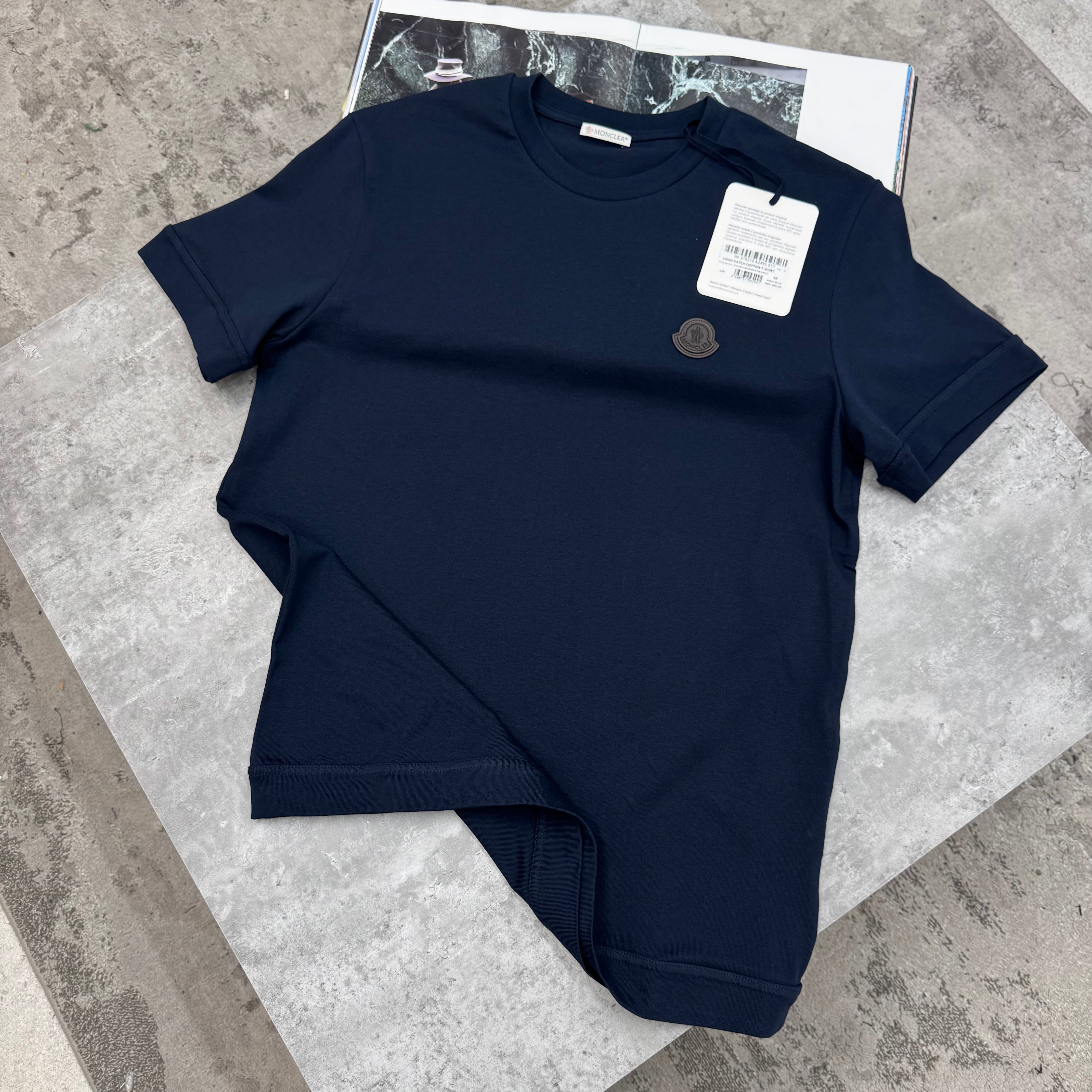 MNCLR - LAYERED BADGE T-SHIRT - NAVY