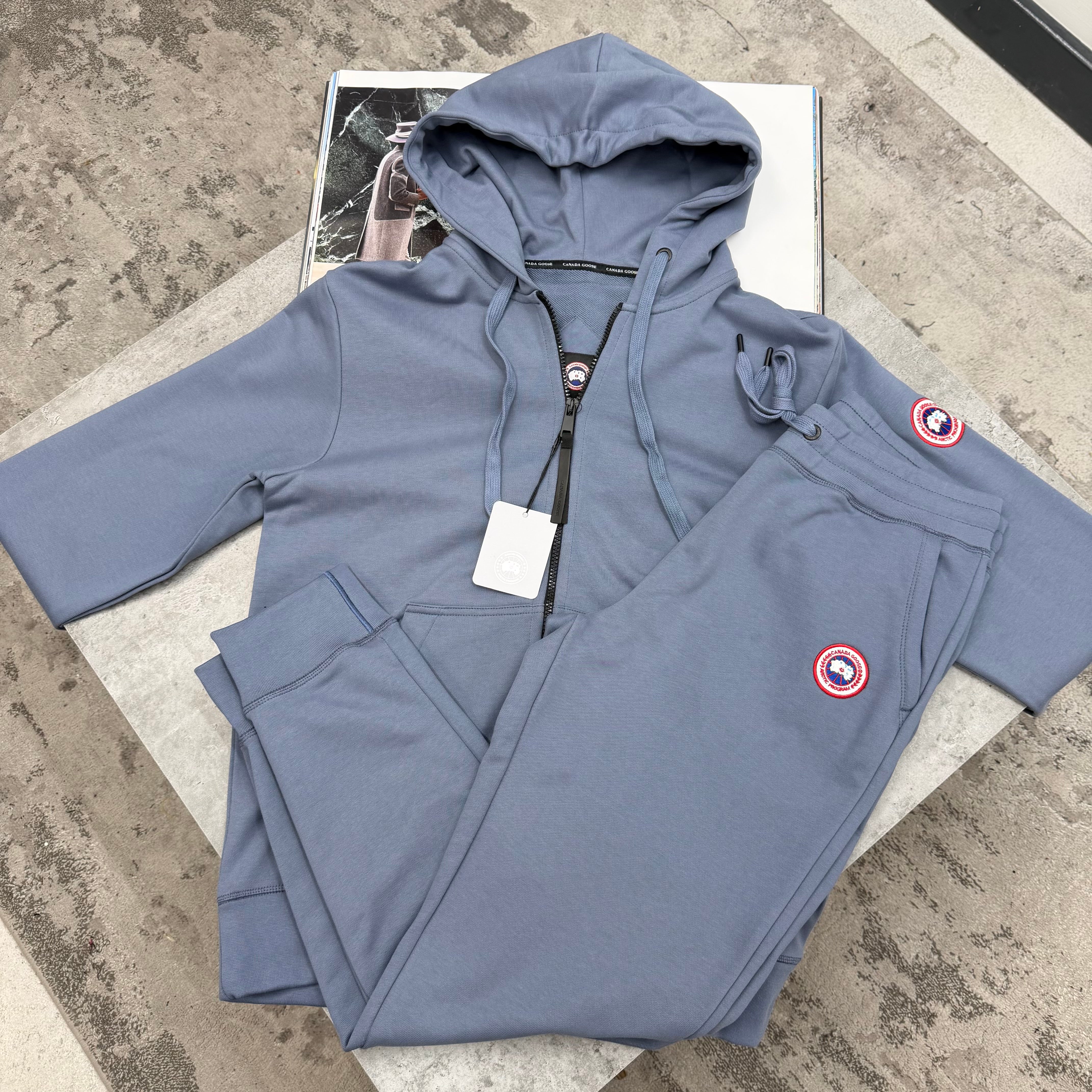 CG -  FULL ZIP TRACKSUIT - PASTEL BLUE