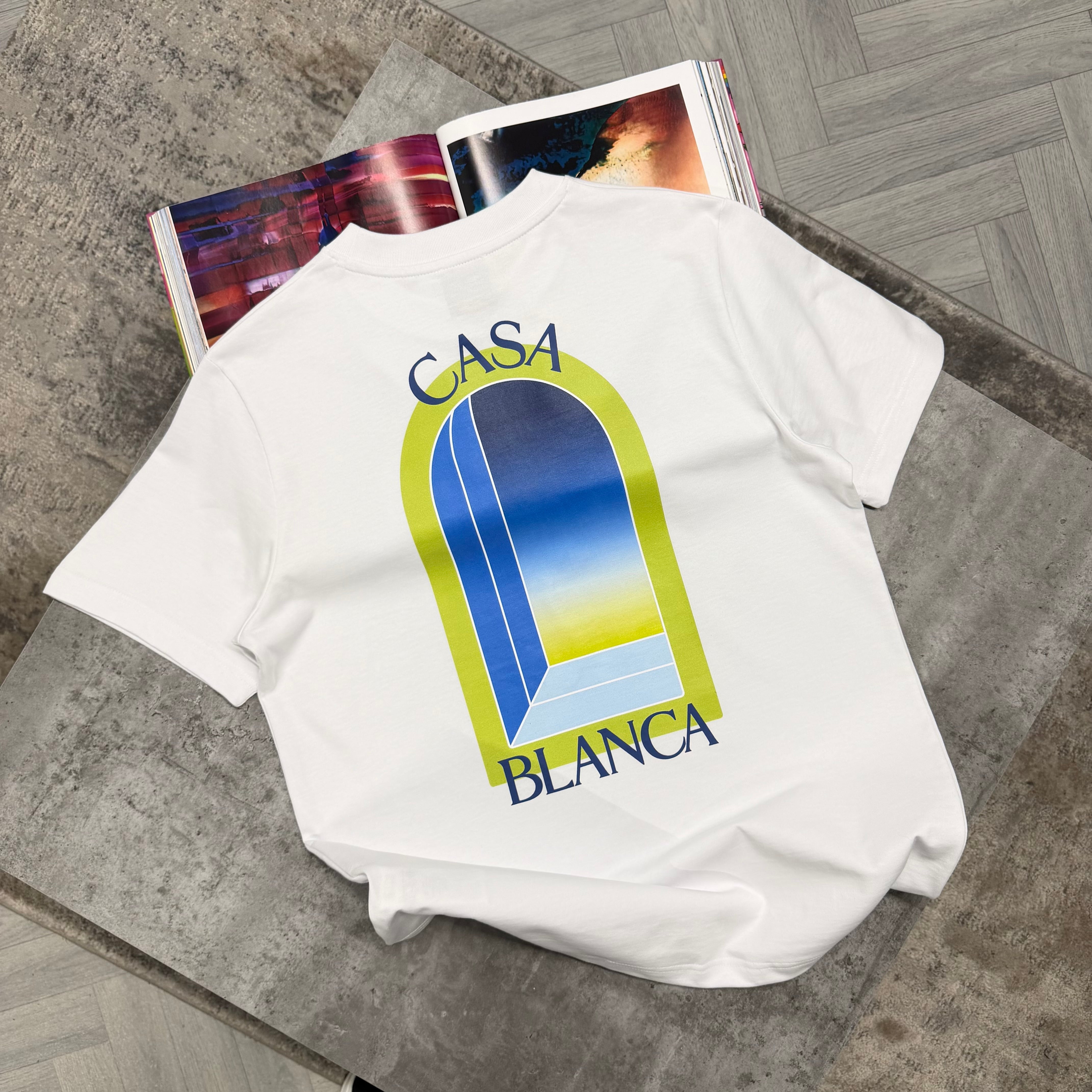 CB ARCH LOGO T SHIRT - WHITE