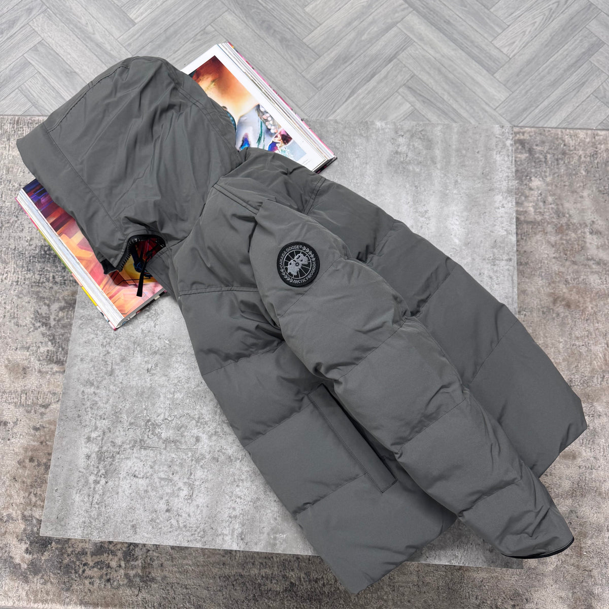 CG BLACK BADGE MACMILLAN COAT - ANTHRACITE