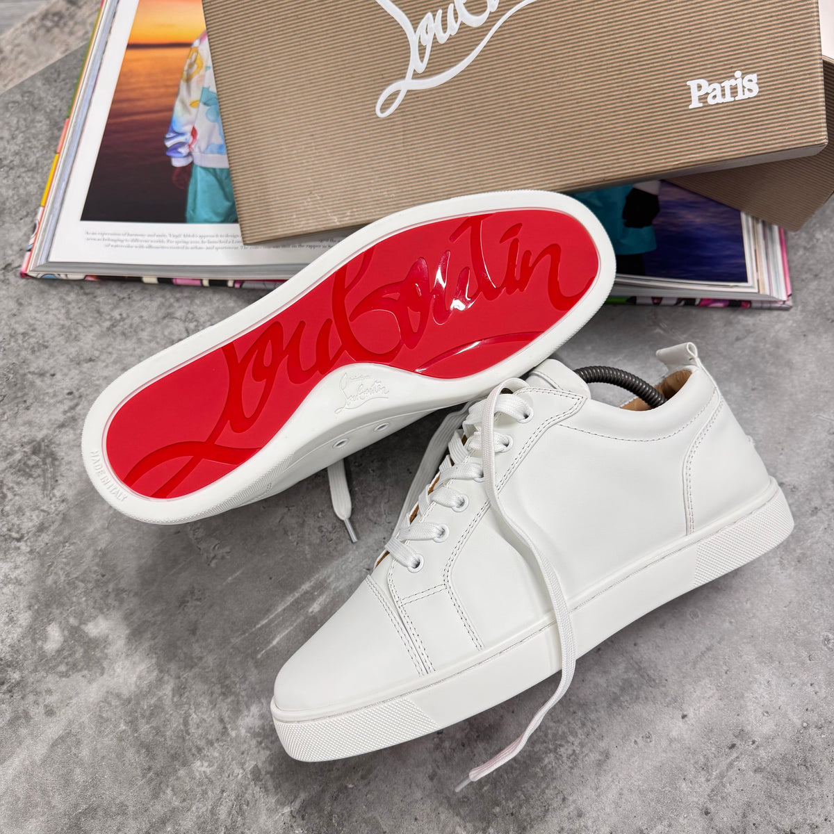 LOUB TRAINERS - WHITE