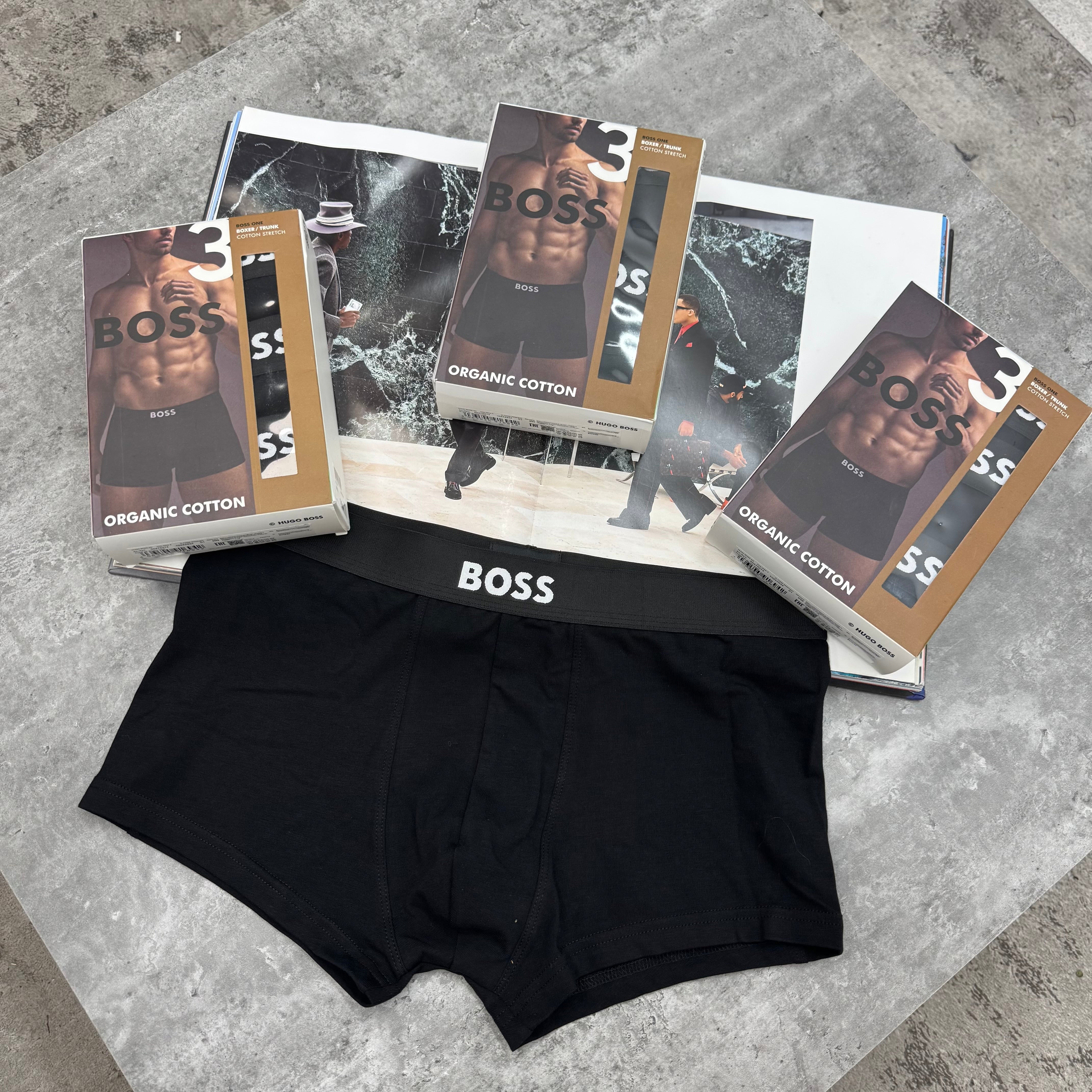 HB - BOXERS - BLACK