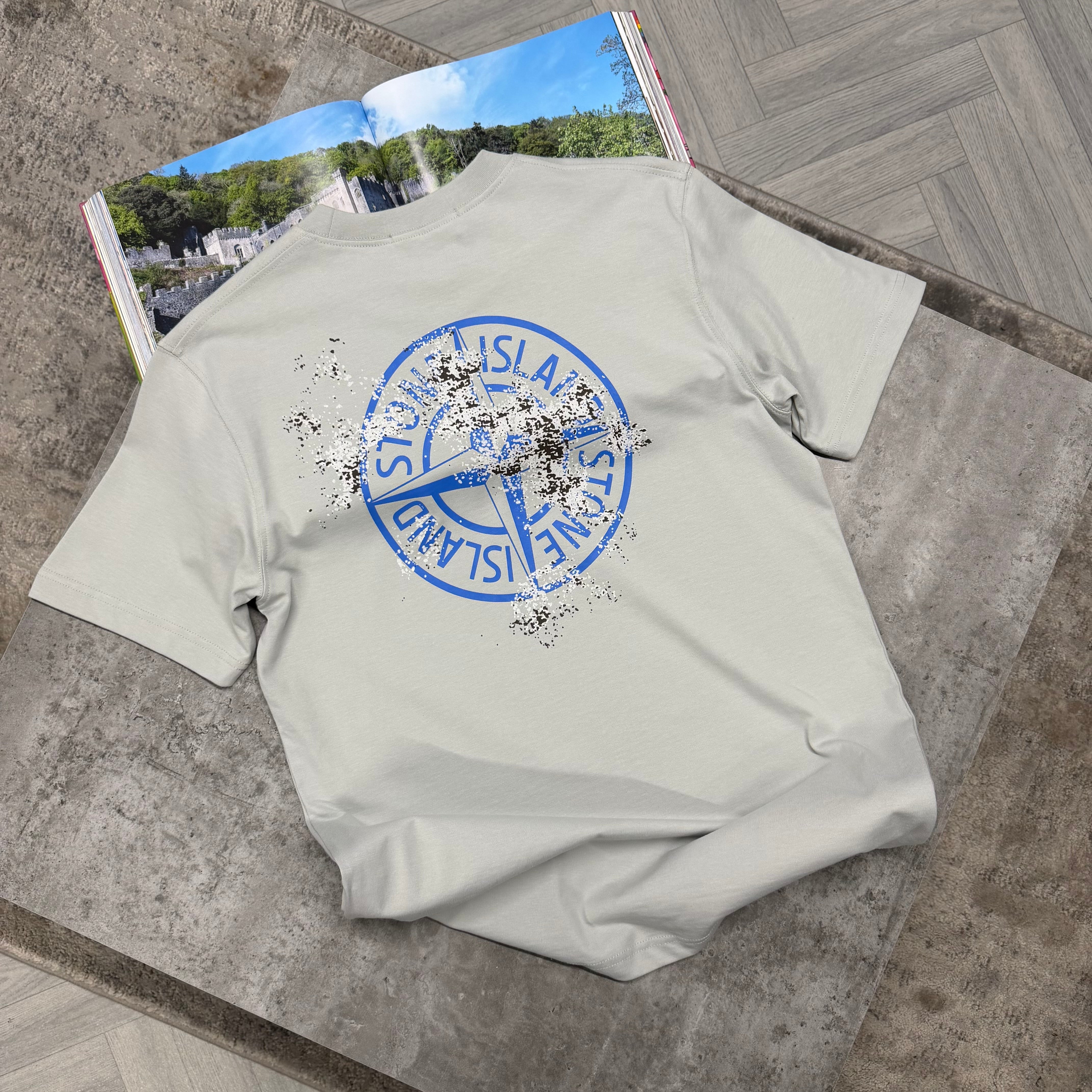 SI COMPASS T SHIRT - LIGHT GREY