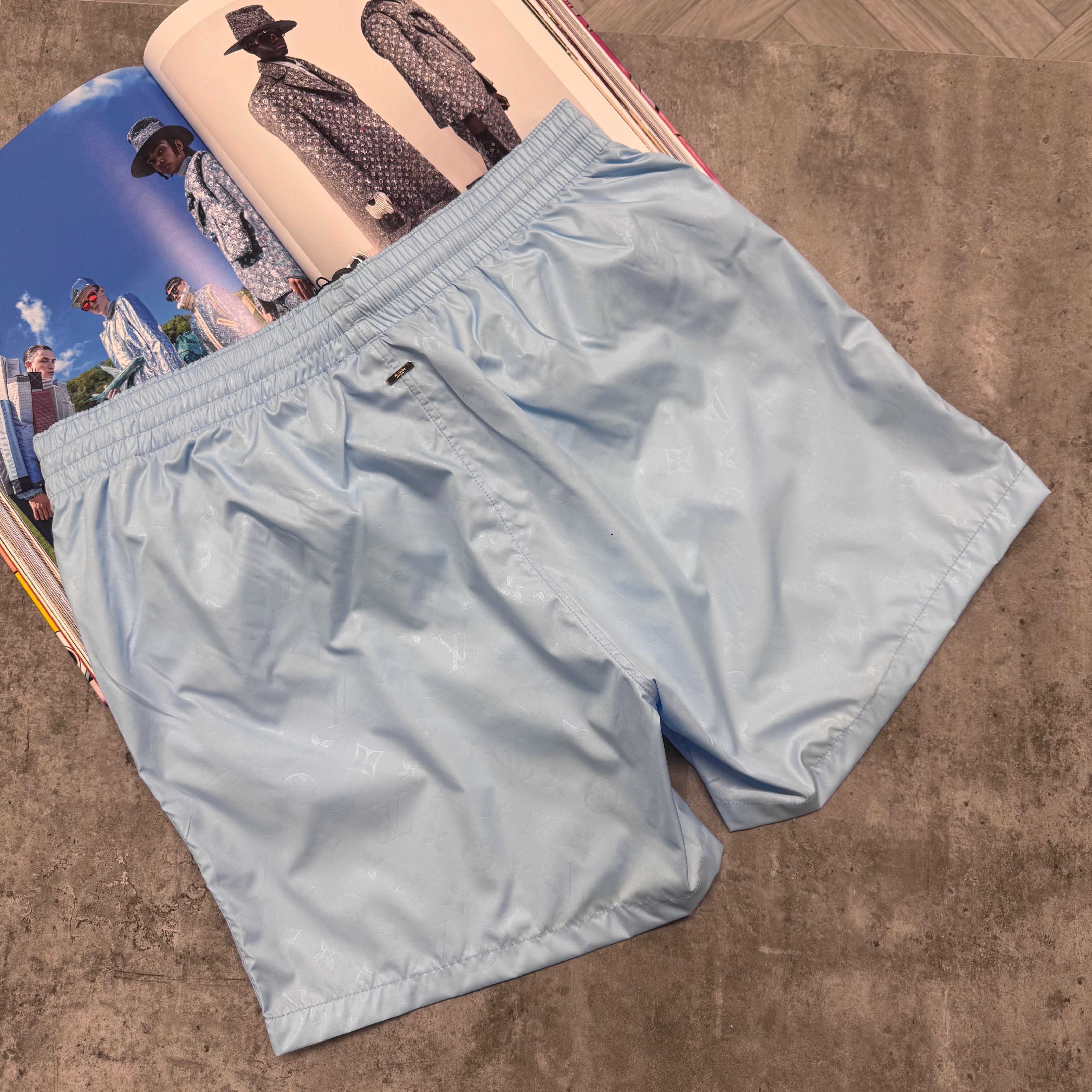 LVE MONOGRAM SWIMS - SKY BLUE