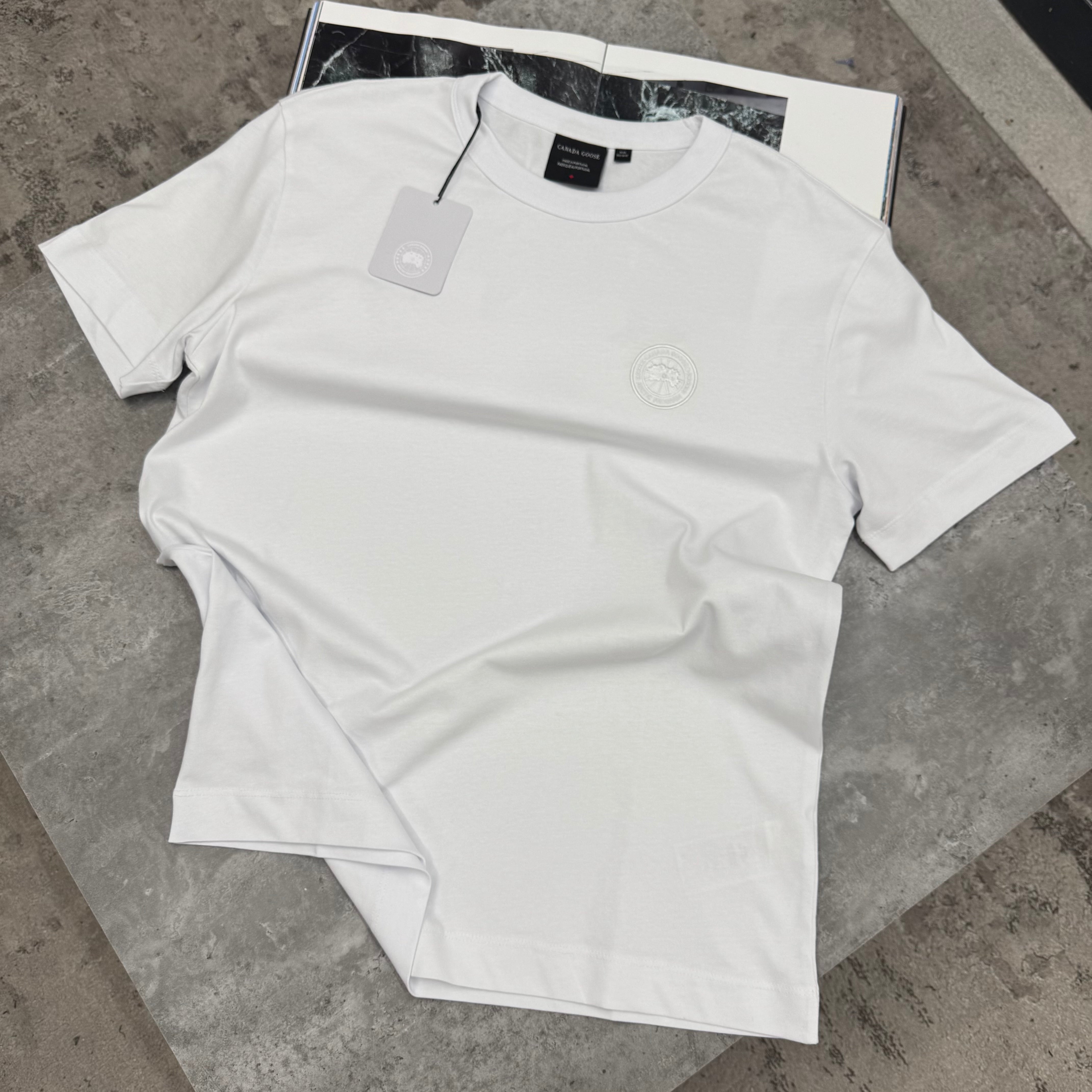 CG - CIRCLE LOGO T-SHIRT - WHITE