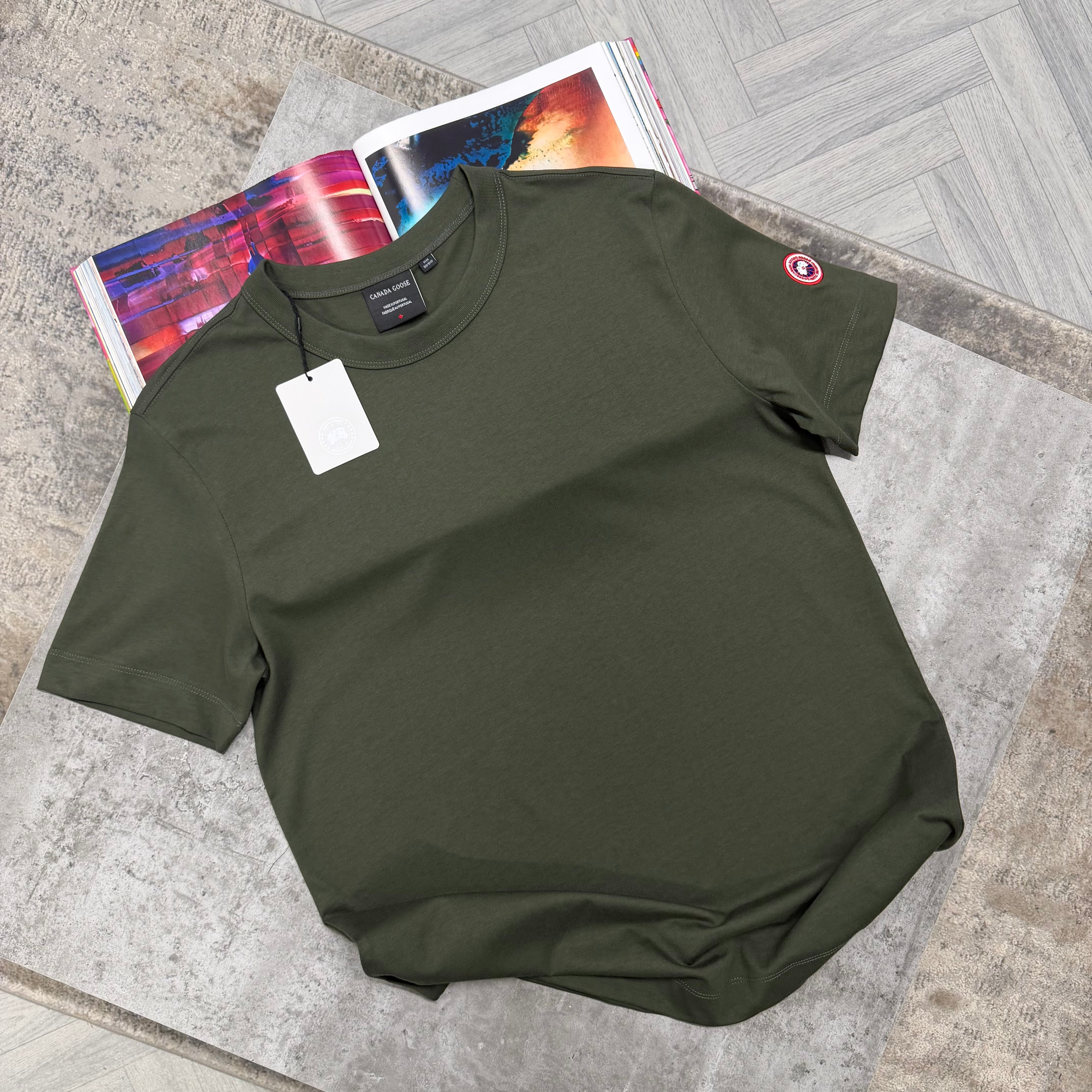 CG LOGO T SHIRT - KHAKI