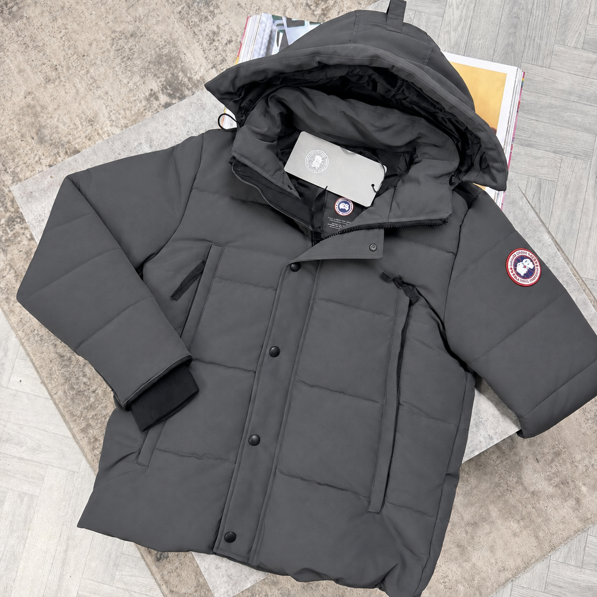 CG FURLESS WYNDHAM COAT - ANTHRACITE