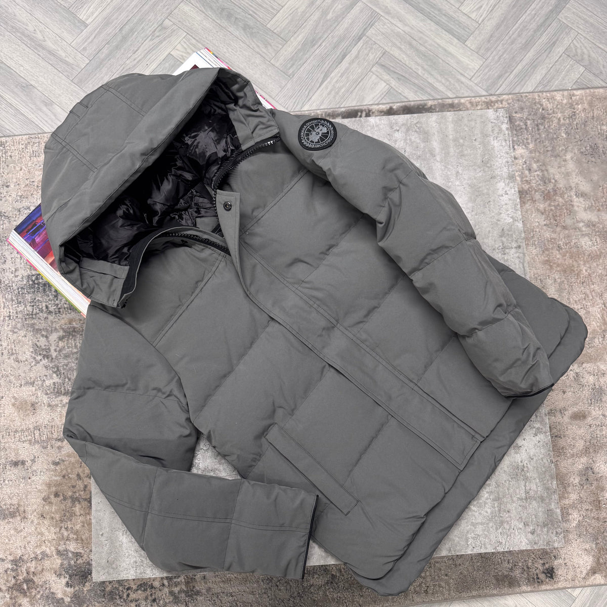 CG BLACK BADGE MACMILLAN COAT - ANTHRACITE
