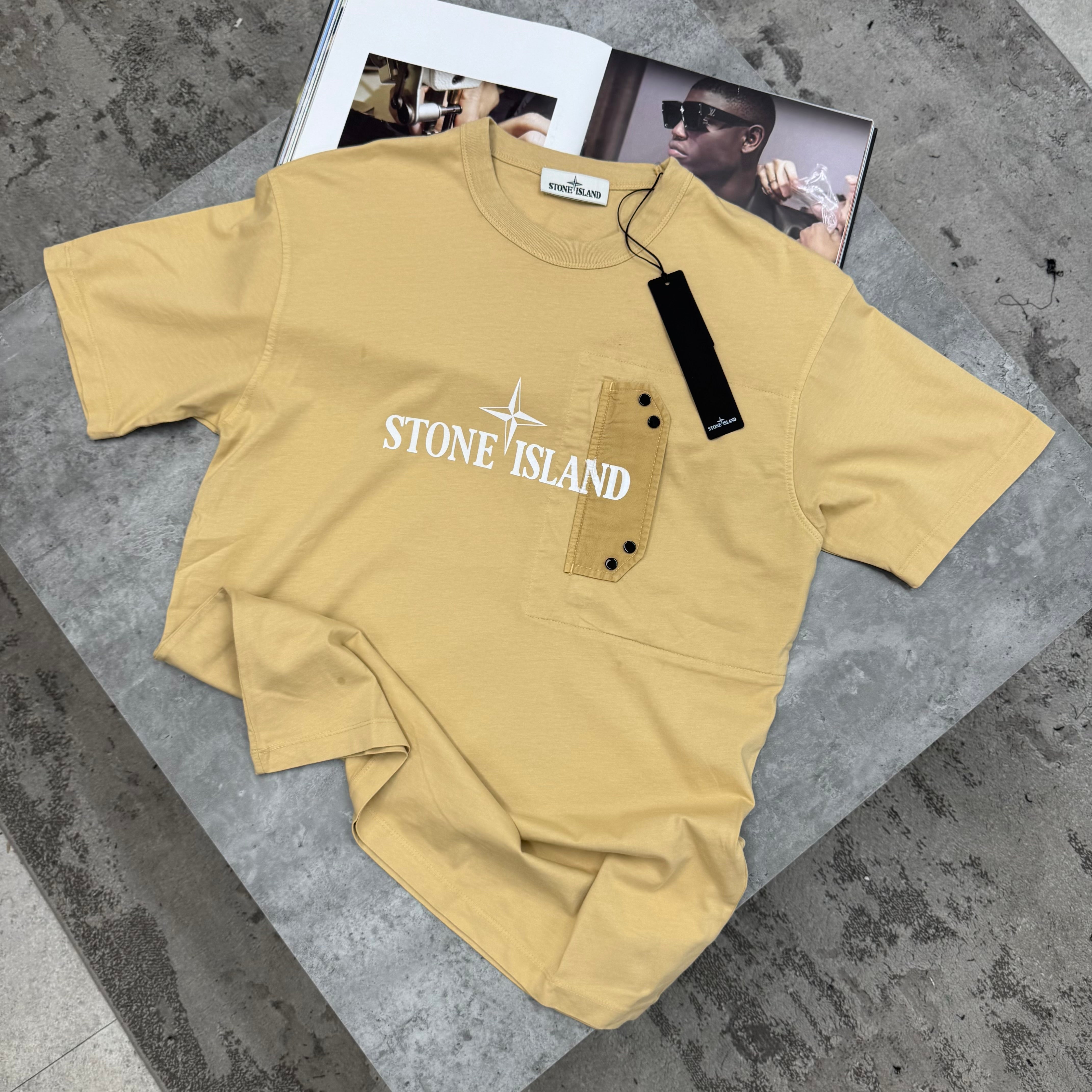 SI - POCKET T-SHIRT - BEIGE