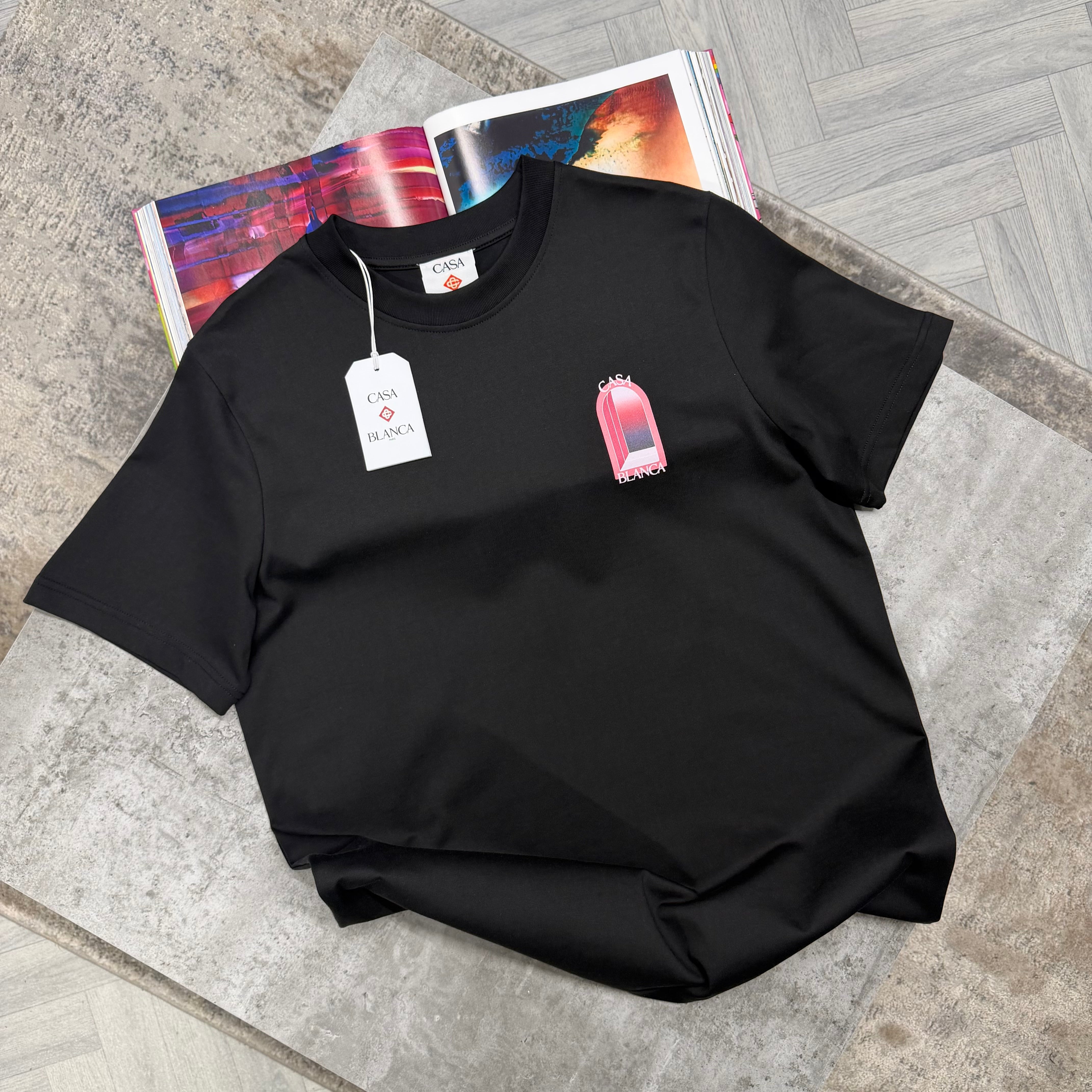 CB ARCH LOGO T SHIRT - BLACK