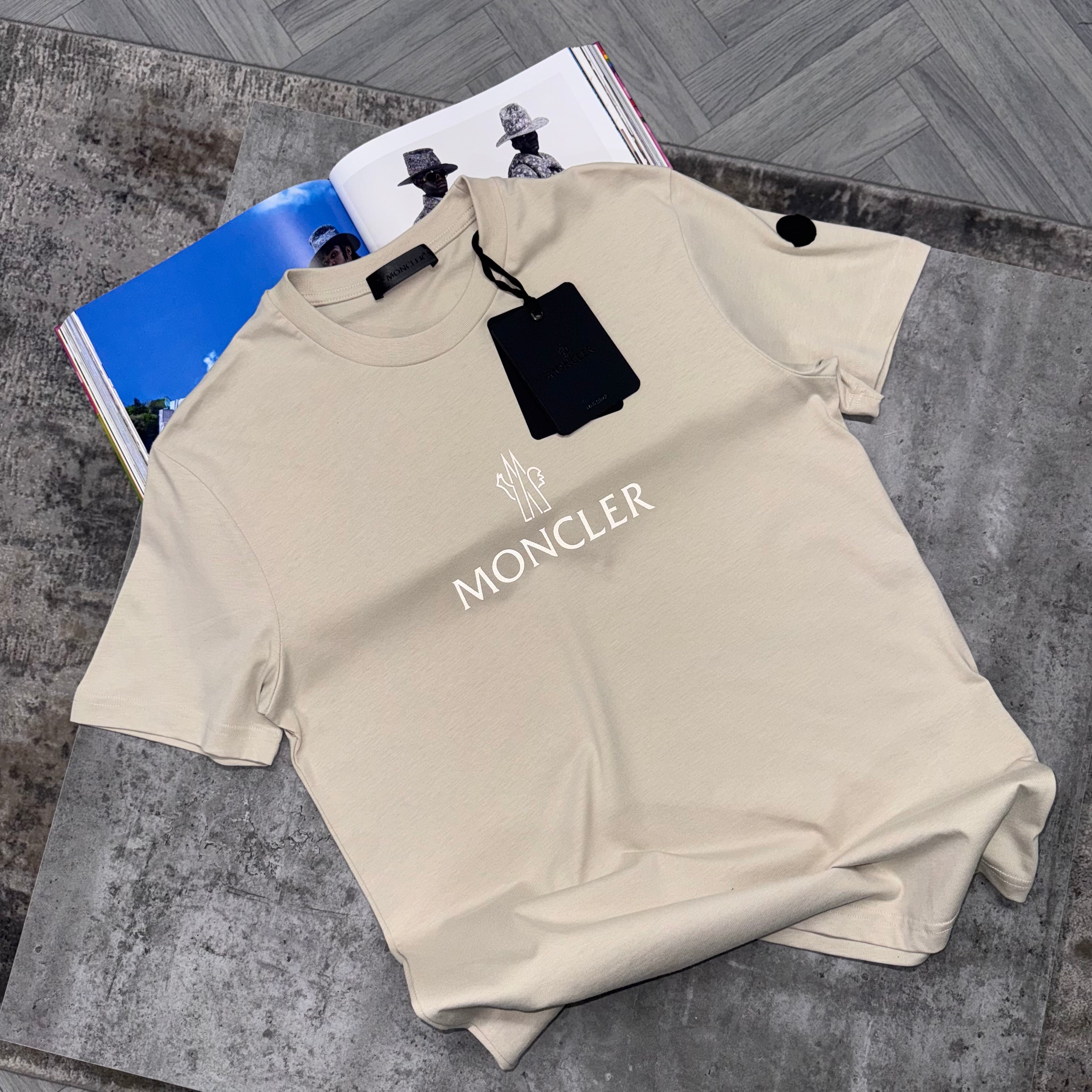 MNCLR REFLECTIVE T SHIRT - BEIGE