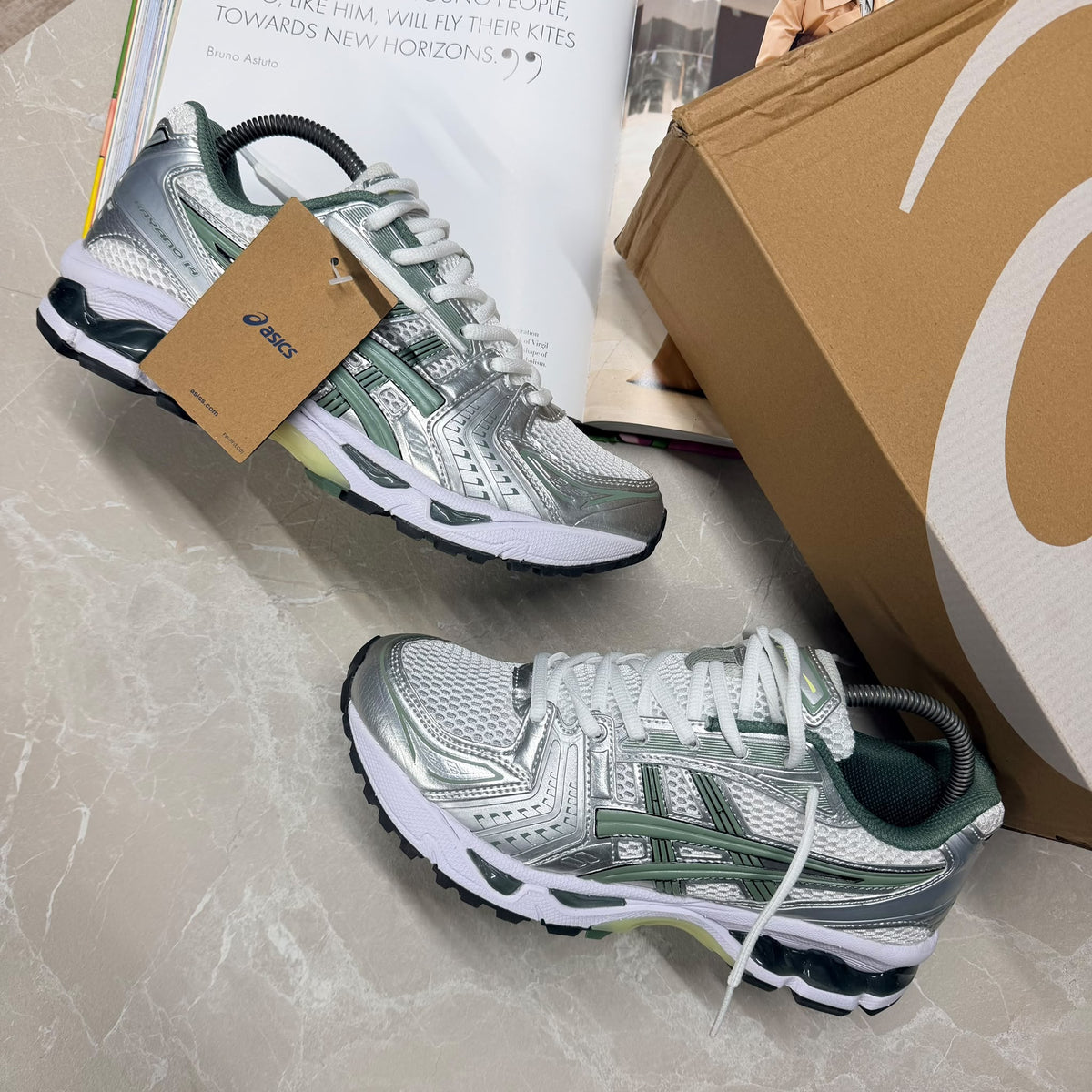 ASCS GEL TRAINER GREEN/GRAY - (PRE-ORDER)