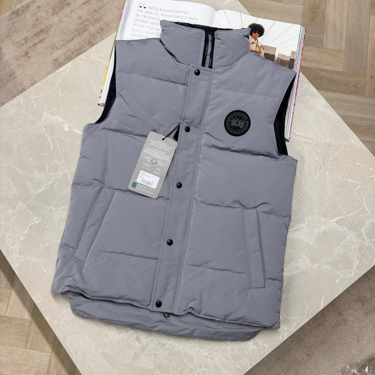 CG GARSON BLACK BADGE GILET - GREY