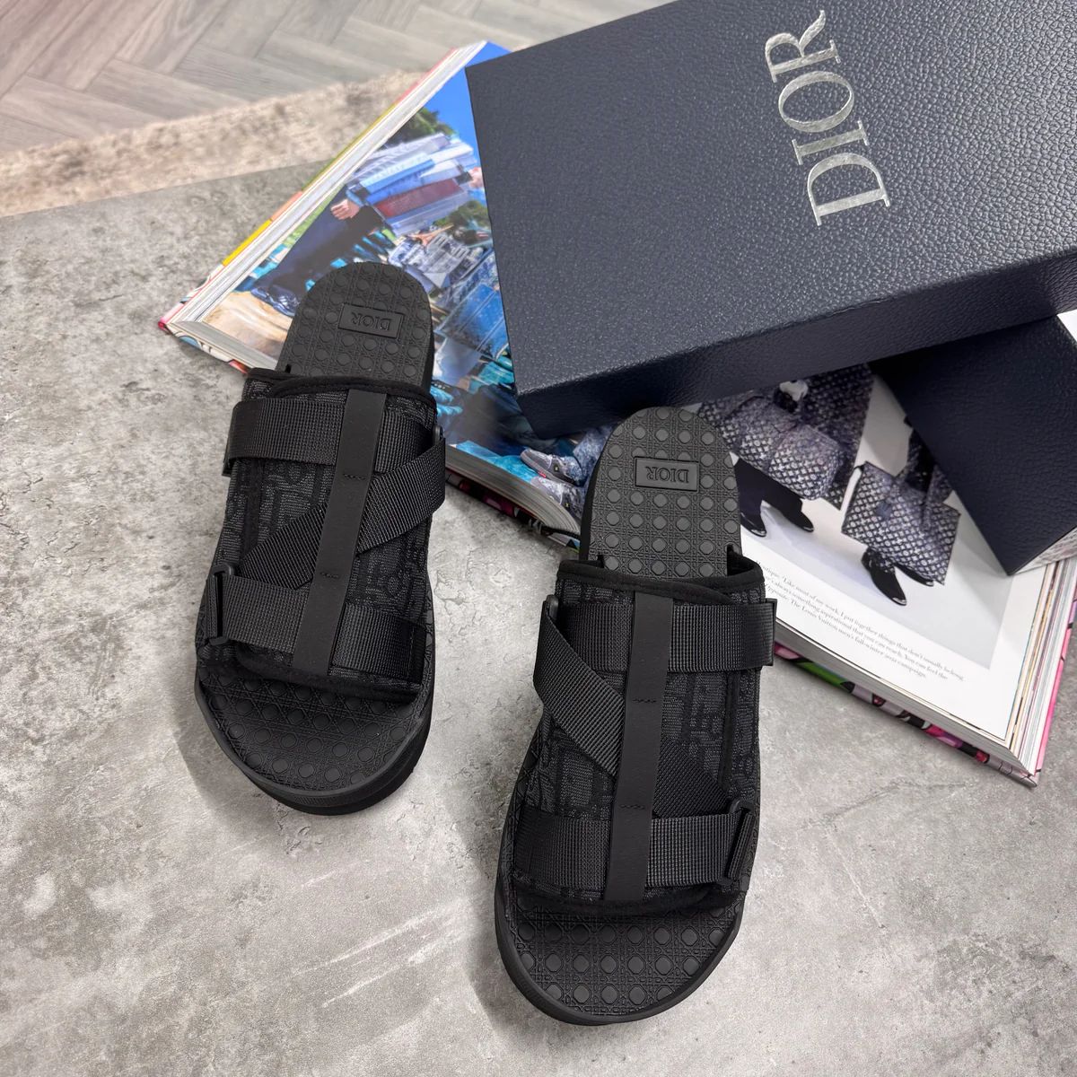 (PRE-ORDER) DI - SLIDES - BLACK STRAP