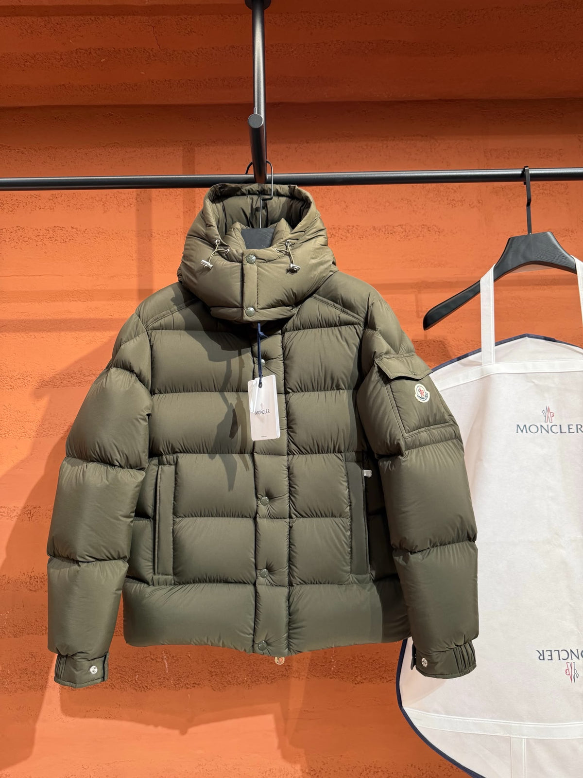 MNCLR QUILTED DOWN PUFFER COAT OLIVE -  PRE-ORDER