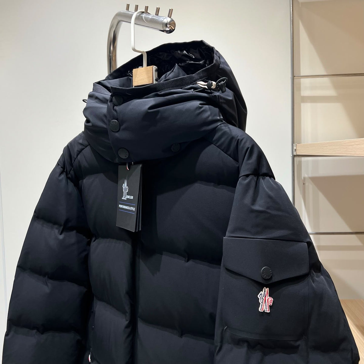 MNCLR NAJAN QUILTED DOWN PUFFER COAT BLACK -  PRE-ORDER